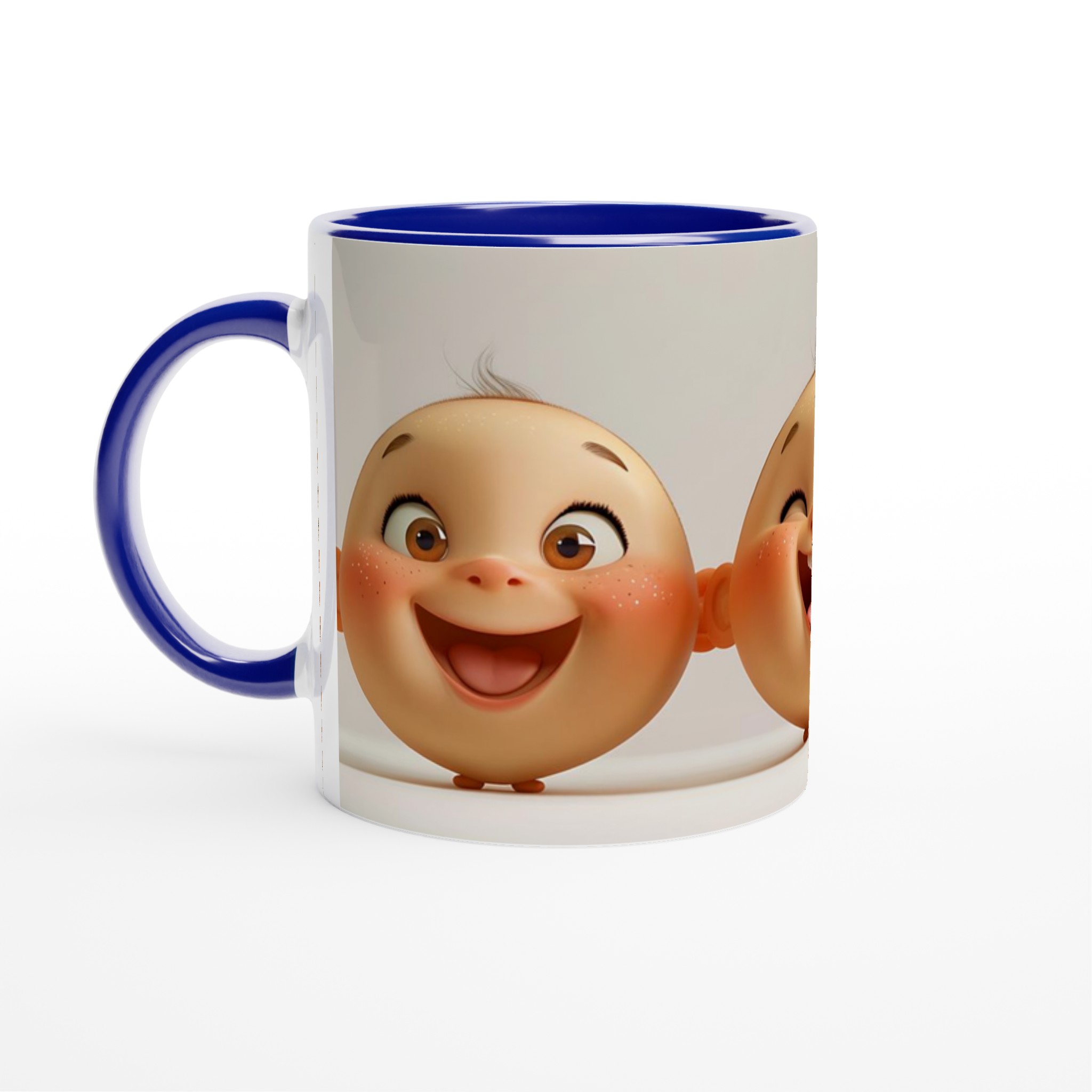 Glad Bebis Mugg - Keramisk Kopp med Charmigt Ansikte och Personliga Färgalternativ 2 908f8f72-1e79-4f5a-8d74-51f99cce75c6