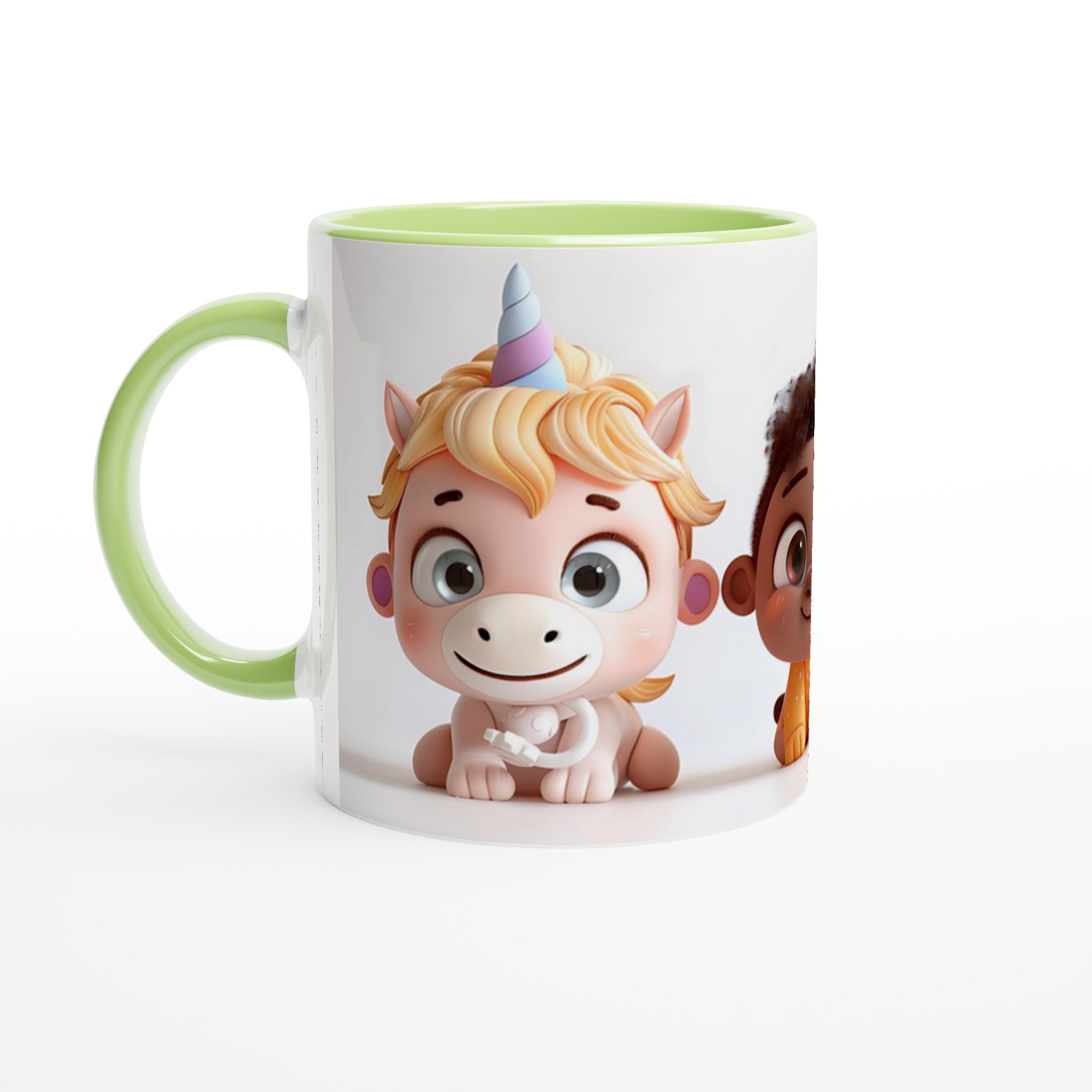 Söta Vänner Keramikmugg - Unicorn, Baby & Lejon Design | 11oz Presentmugg i Valfri Färg 7 90dc2a0a-091b-40be-be2e-7b5d84e5db6b