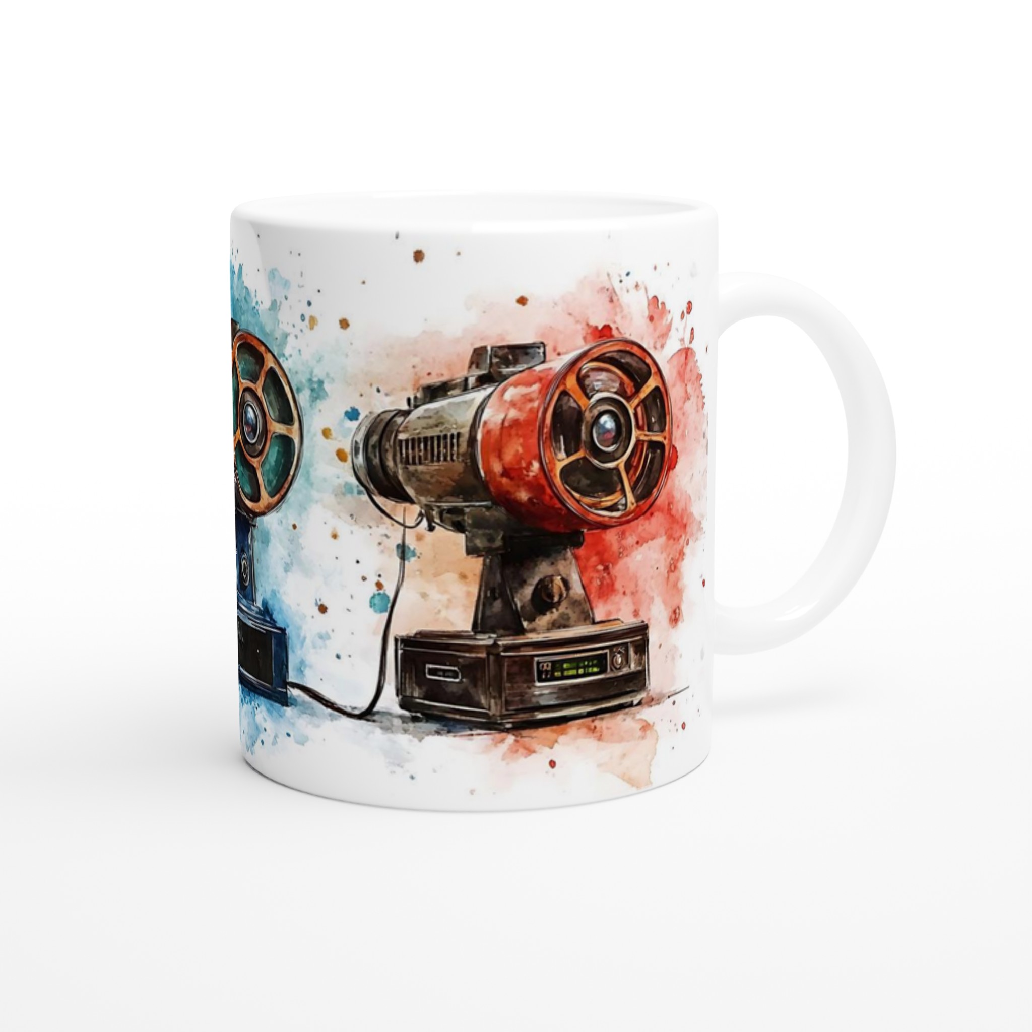 Retro Tech Vibe Keramikmugg – En touch av konst och nostalgi för din kaffepaus, i 7 färgglada val! 9 90f8dcc6-1af1-44f6-88da-28580104add6