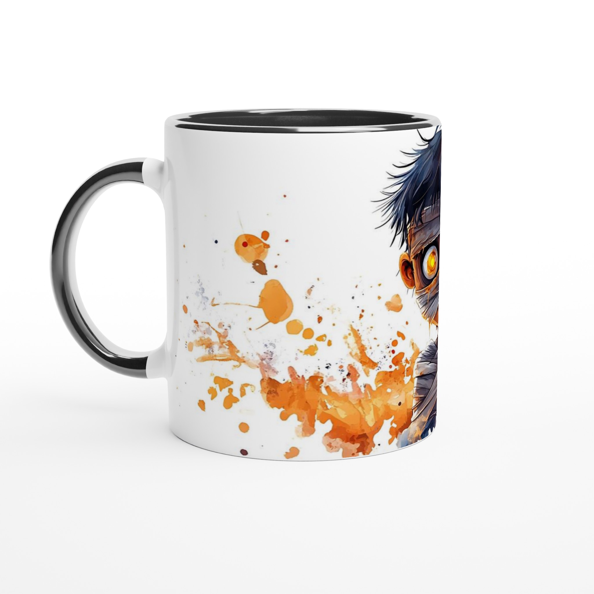 Mummy Kid Watercolor Keramikmugg - Skrämmande Söt 11oz Kaffemugg i Valfri Färg 4 9143b502-1488-4656-8b06-9803ce269817