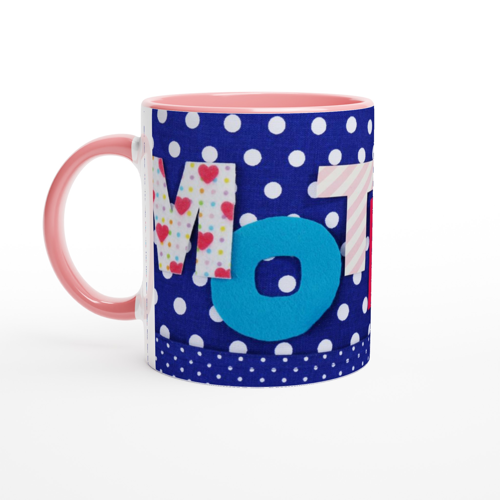 Vit 11oz Keramisk Mugg med Lekfulla Färgglada Bokstäver – Välj bland Sju Stilfulla Kulörer 6 9151e2b0-113d-4a3b-a9bf-16fceb7673e0