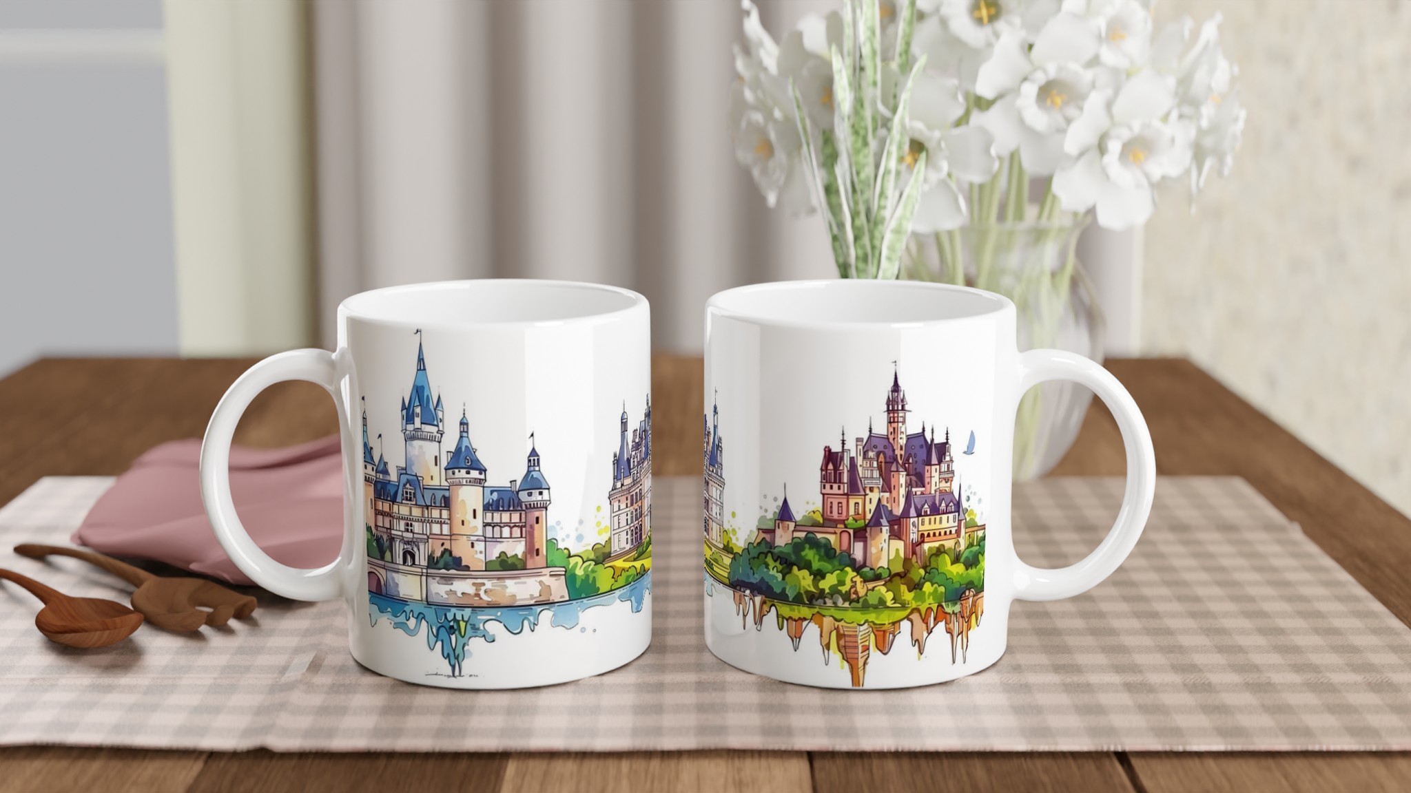 Sagolika Slott: Vattenfärgsmugg i din favoritfärg – 11 oz keramikmugg för drömmare 10 92683caf-872b-44c0-967e-5da97bdcdbf8