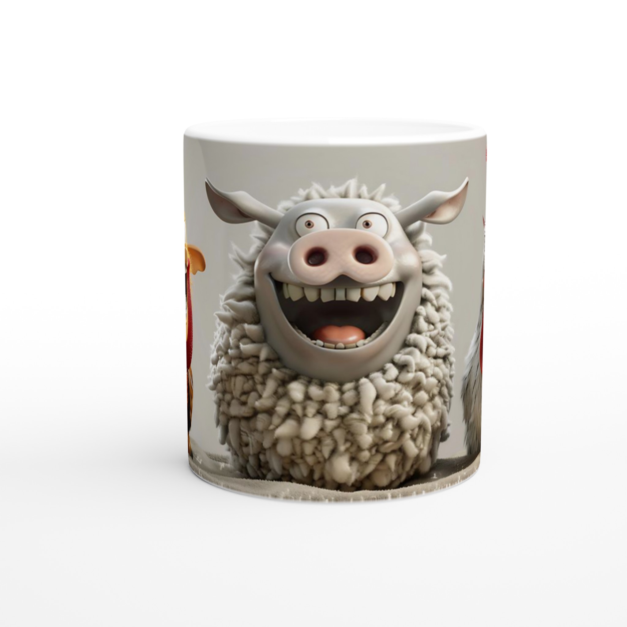 Glada Bondgårdsdjur Keramikmugg – En Skrattfest för Ditt Kaffe, Välj Din Favoritfärg! 8 92a43e0f-3e26-4869-9304-aff696c193e6