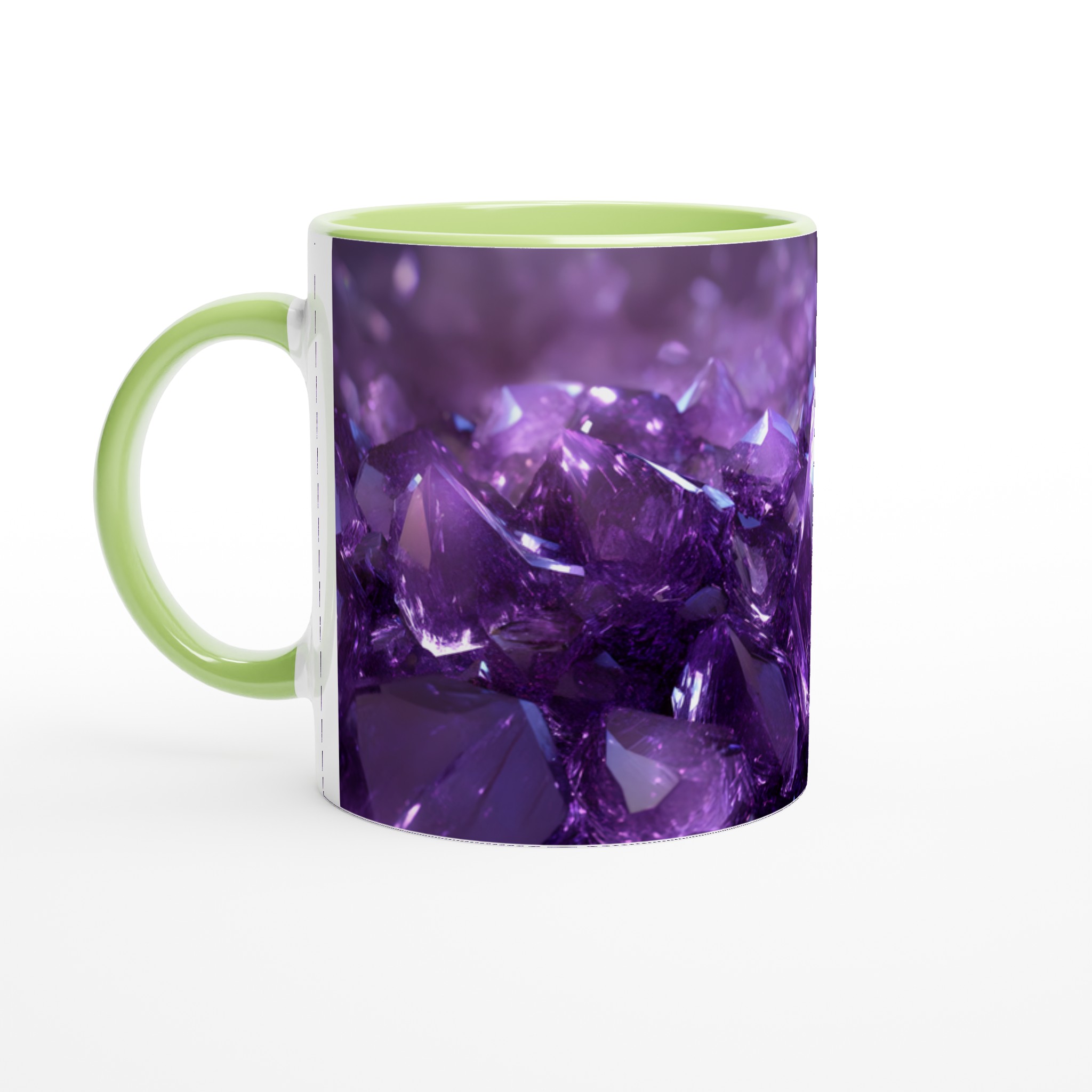 Mystisk Lila Kristalldesign 11oz Keramisk Mugg – Välj bland 7 Förtrollande Färger! 7 92ce7a94-d220-4870-a07c-2d93c7cc2d70