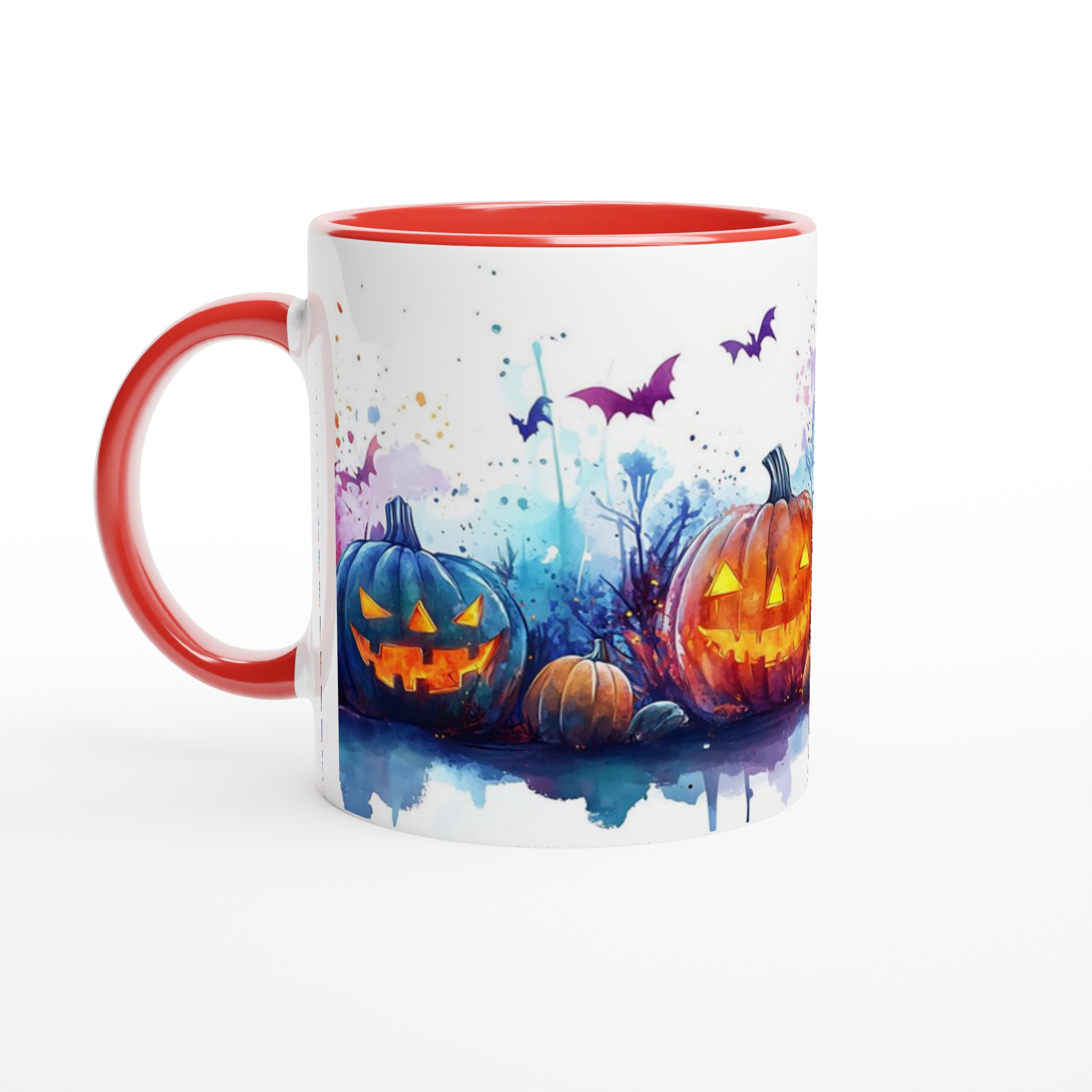 Mystiska Halloweenpumpor 11oz Keramikmugg - Spöklik Design i Färgstarka Nyanser 5 92f11869-7f6d-4260-b164-45543d1f012c
