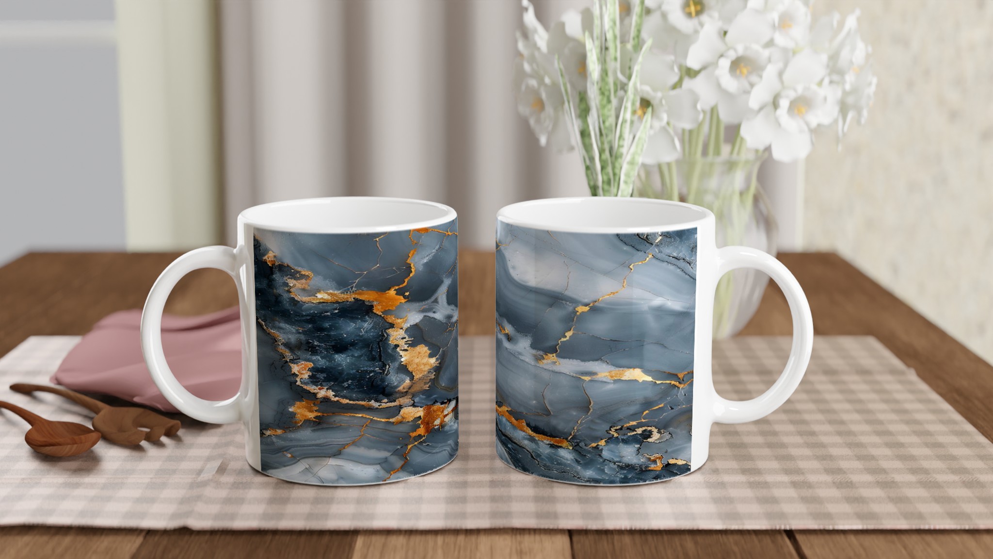 Lyxig Grå Onyx & Guldmarmor Keramikmugg – Elegant 11oz Kaffemugg 10 930260e2-c1df-46cf-8b42-d50b8e15b422