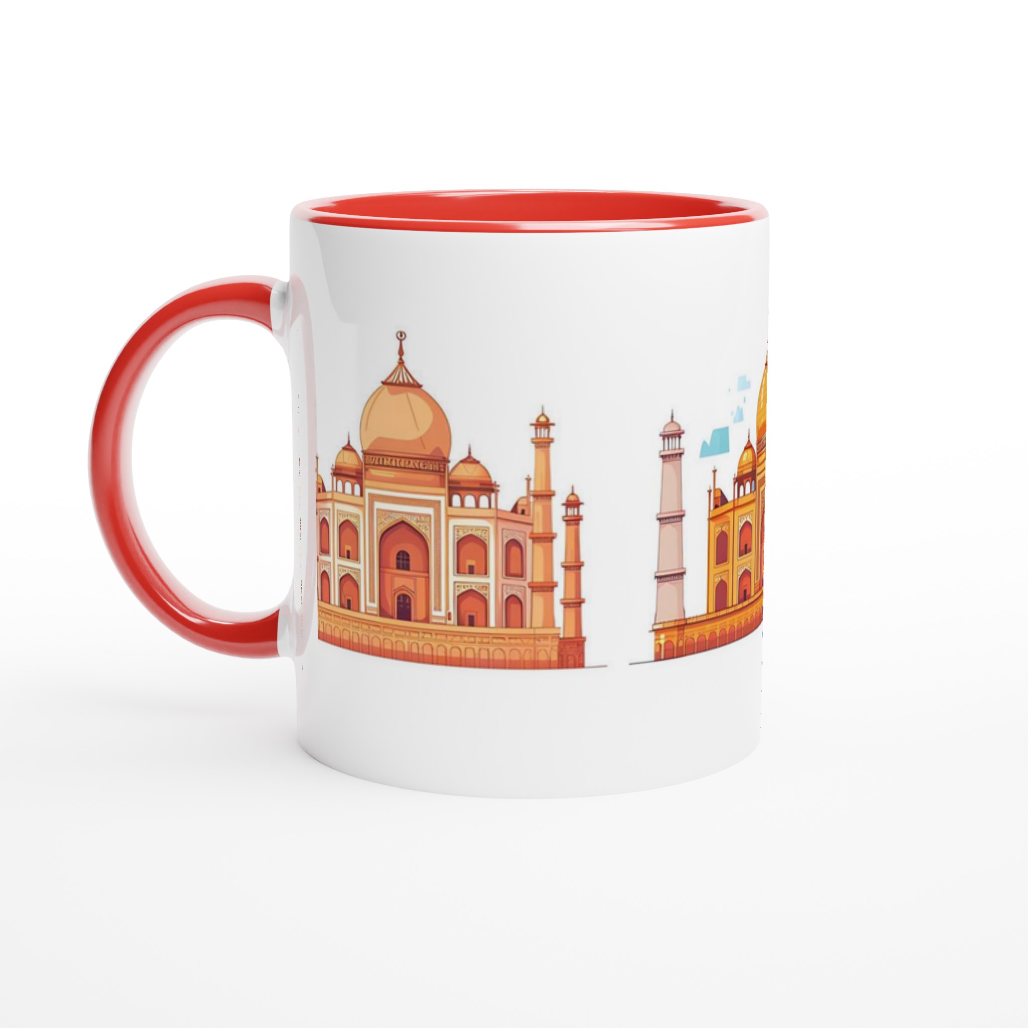 Taj Mahal Inspirerad Keramikmugg - Historisk Charm i Valfri Färg, 11oz 5 9337721a-4b3c-4352-b877-06b51d7b3d51