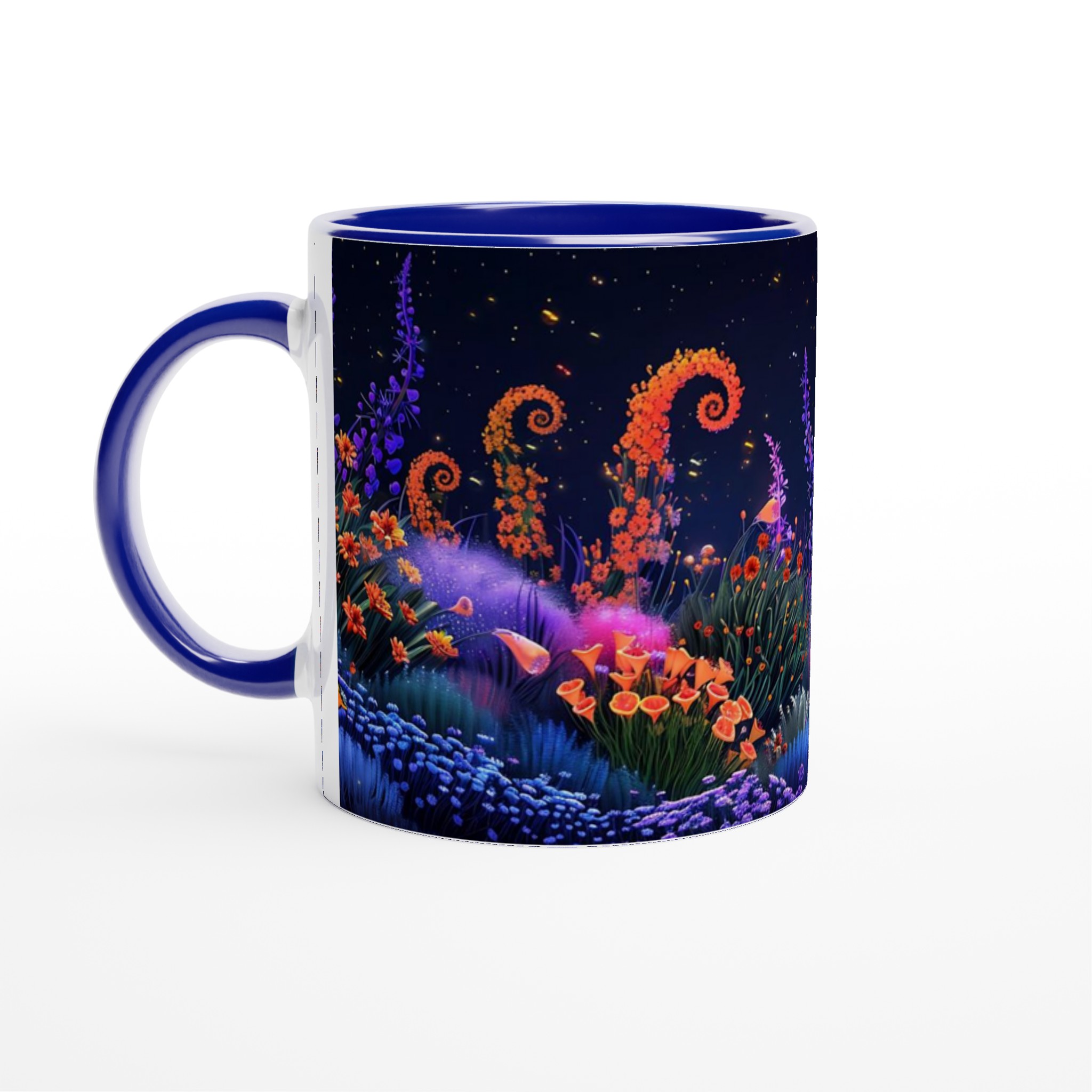 Magisk Nattblommor 11oz Keramikmugg – Drömsk Design i Färgstarka Nyanser 2 933bc199-d346-4418-8223-627095976446