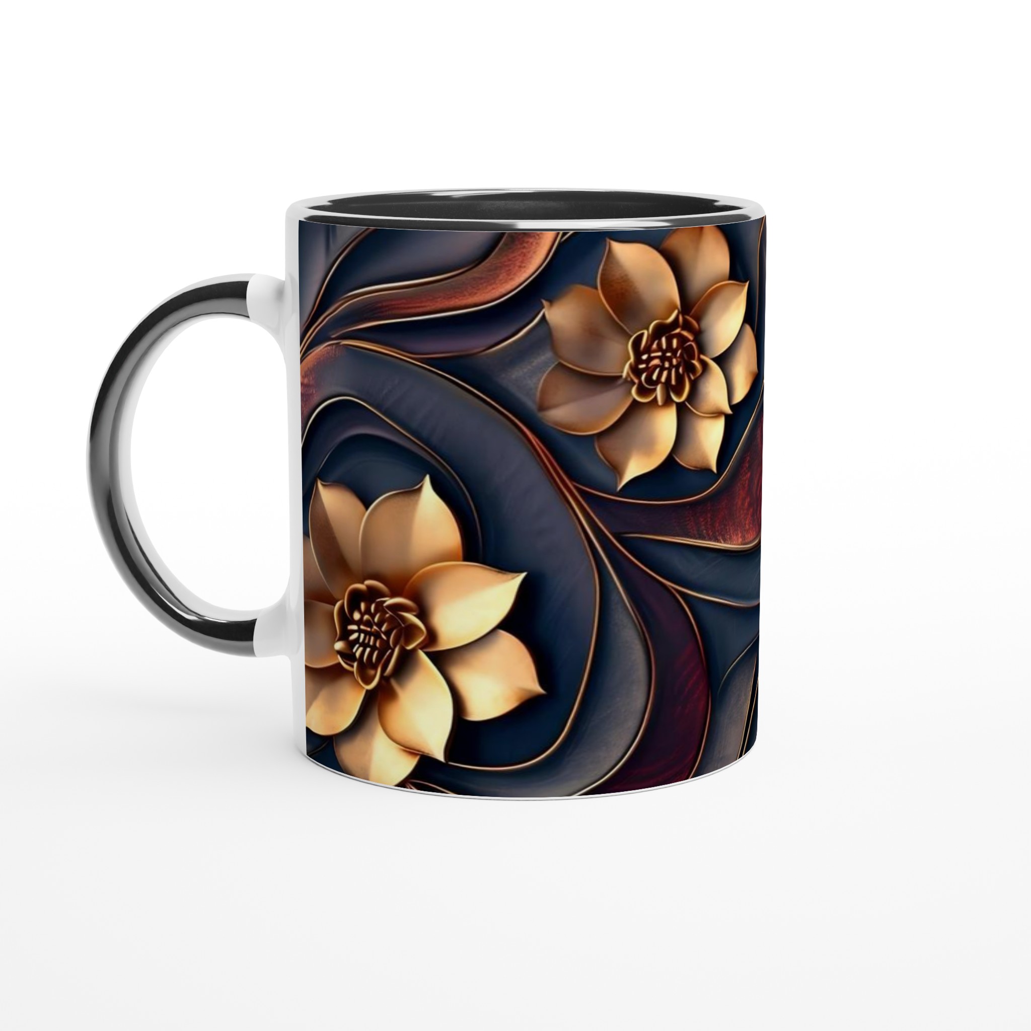 Elegant Ceramic Mug with Golden Floral Accents – Choose Your Perfect Color 4 9343f170-7ec1-4582-9813-ecd4db932a5c