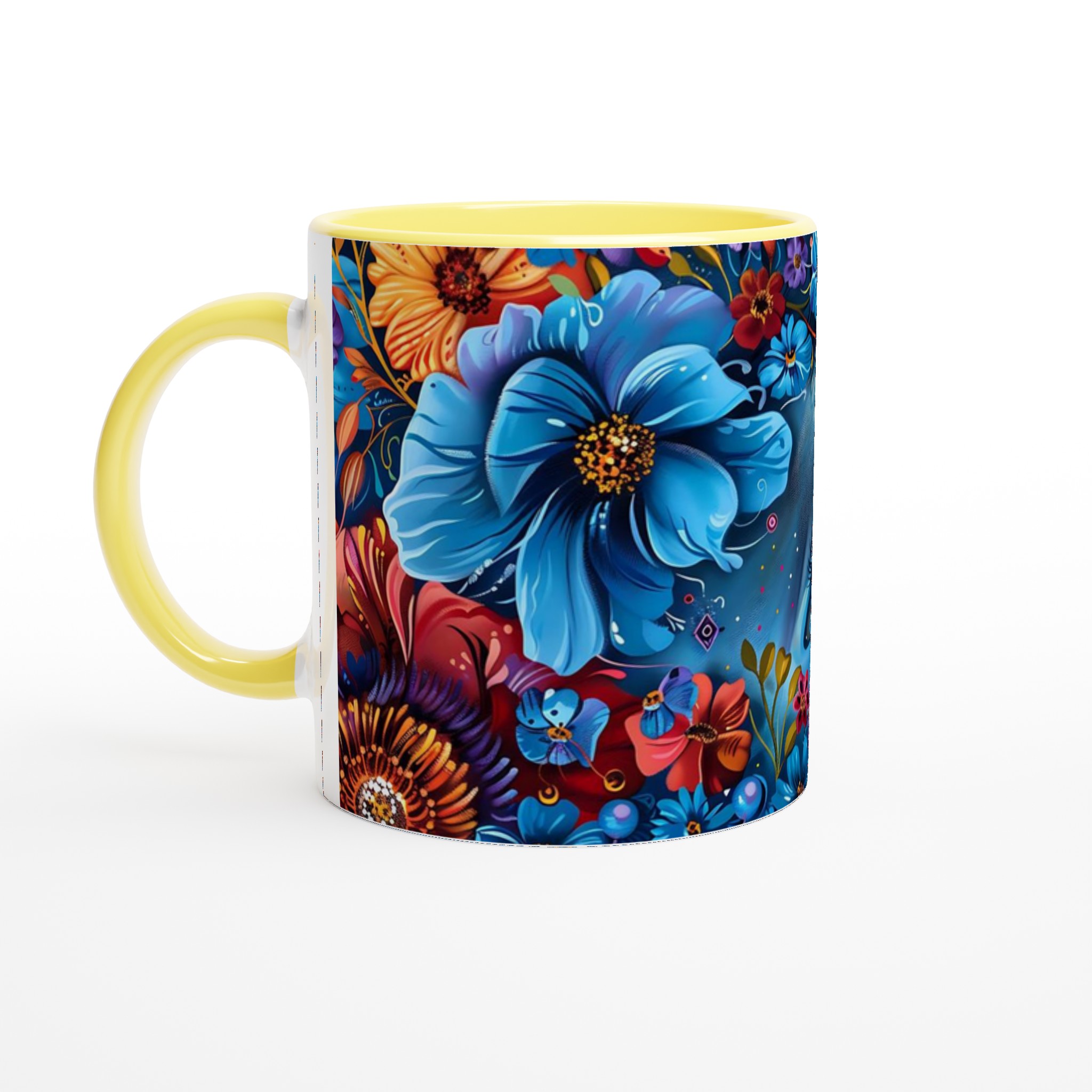 Magical Floral Eye Keramikmugg – En Konstnärlig Kaffestund i Levande Färger, Välj bland 7 Livfulla Nyanser 3 936b49e8-102f-4ef2-92bb-8d399264e6fa