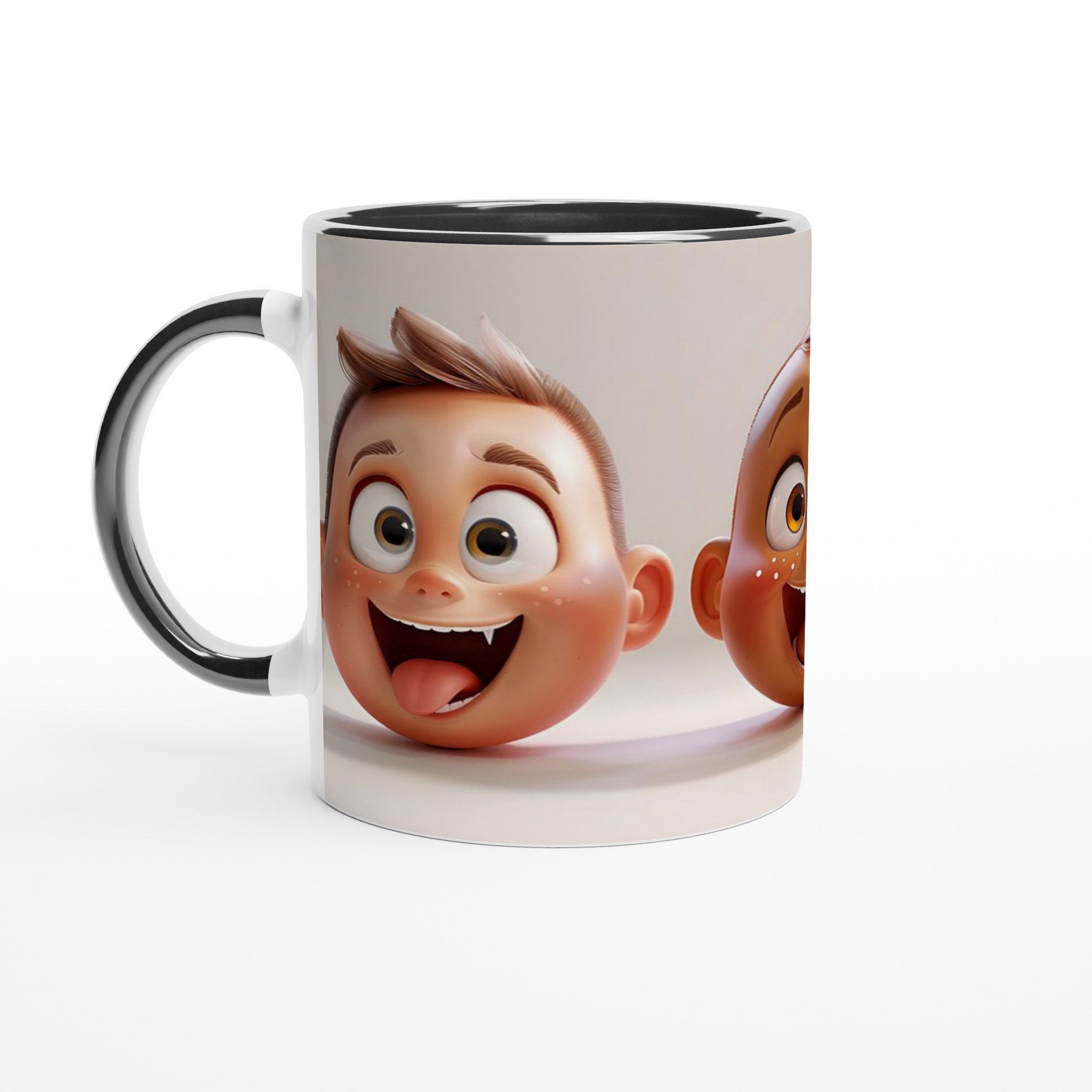 Glada Barn Emoticons Mugg – Personlig Keramikmugg i 7 Färgstarka Nyanser 4 93a84d0d-b219-403f-92a9-f565ae87d387