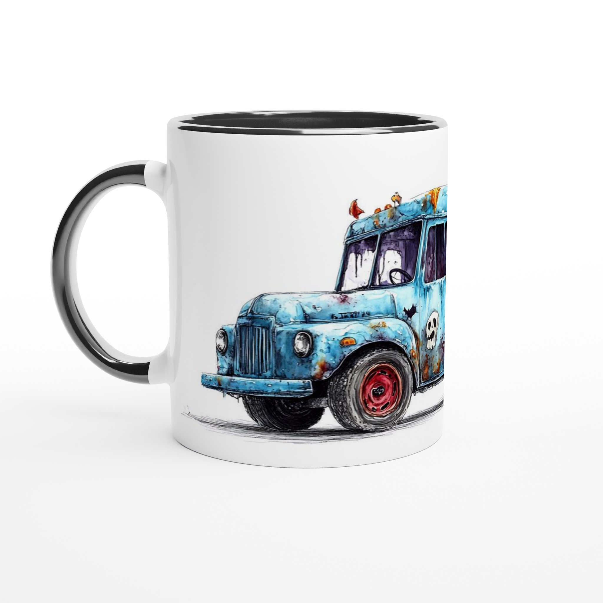 Spooky Treats Ice Cream Truck Mugg – Skrämmande charmig keramikmugg i 7 färger 4 93aaafef-8c1f-4090-9aec-787742199f95