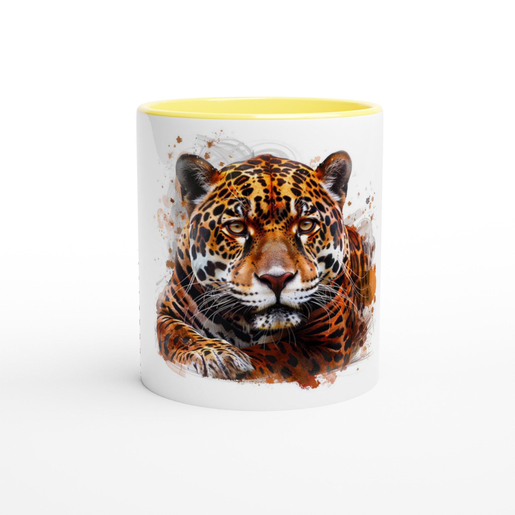Majestätisk Jaguar Keramisk Mugg – Konstnärlig Akvarell Design i sex färgstarka nyanser 1 93dee543-ab75-42ce-9e14-7bd8a3f54d04
