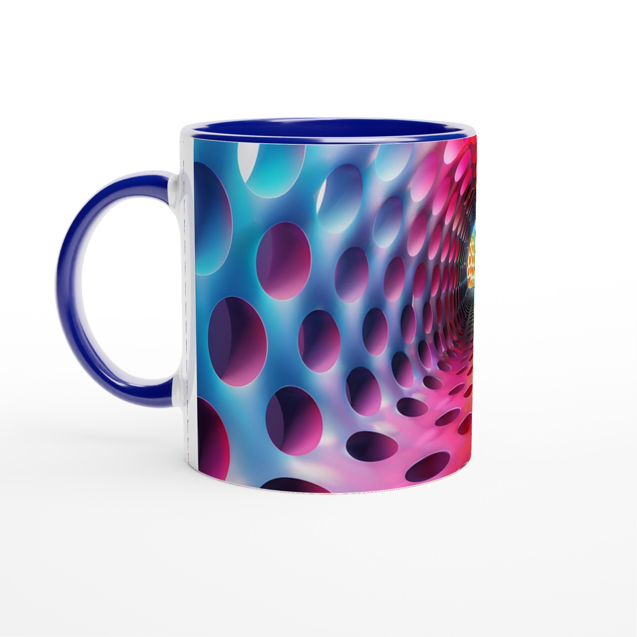 Abstrakt Regnbågs-Mugg – 11oz Keramikmugg för Levande Konst & Färgstarka Tryck i Flera Kulörer 2 942d9300-0773-45b8-a00c-ae7e26b34c7c