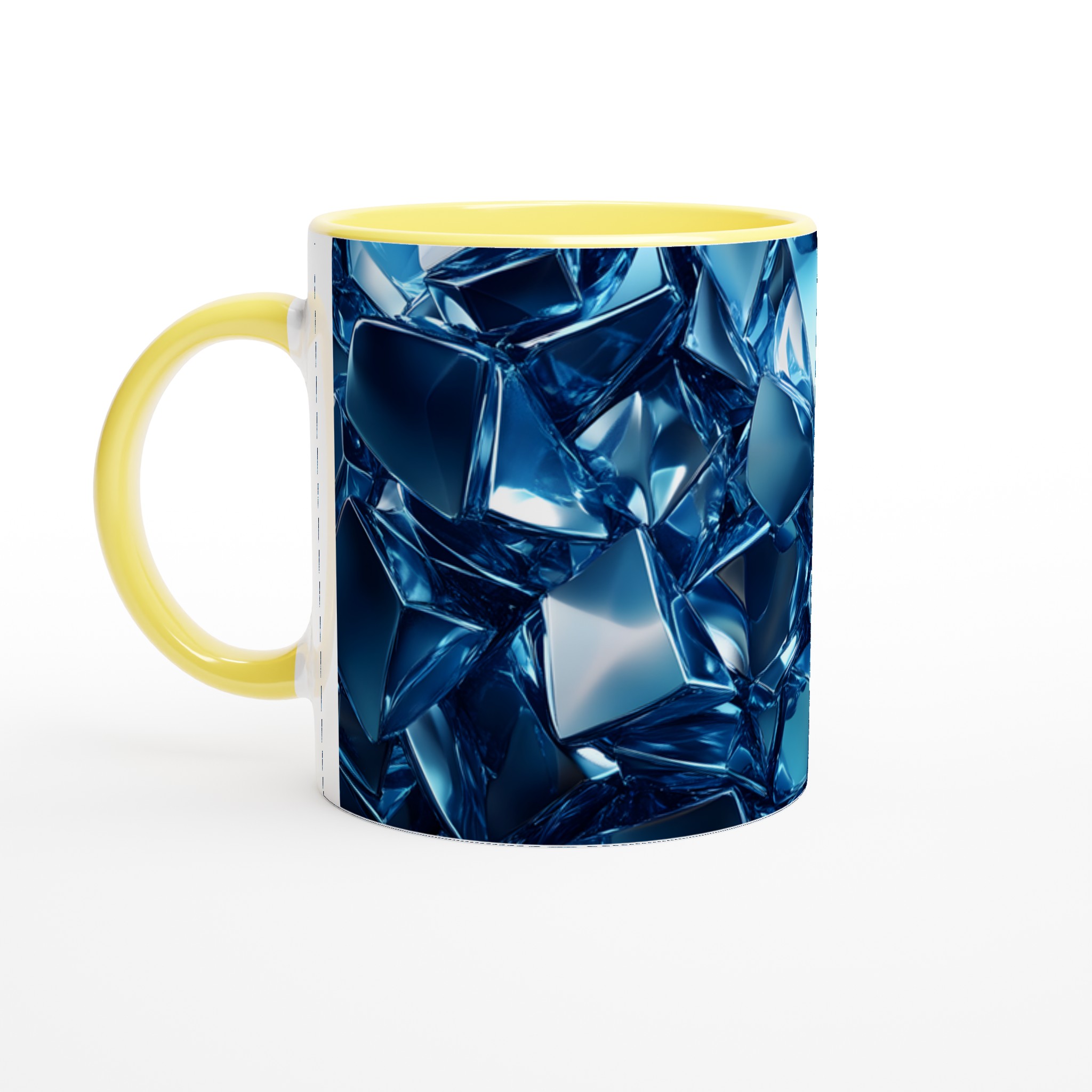 Glänsande Blå Kubism Keramikmugg – Din Kaffestund, Din Färg! 3 945ac69e-5717-4736-b39d-5a93f64861a5