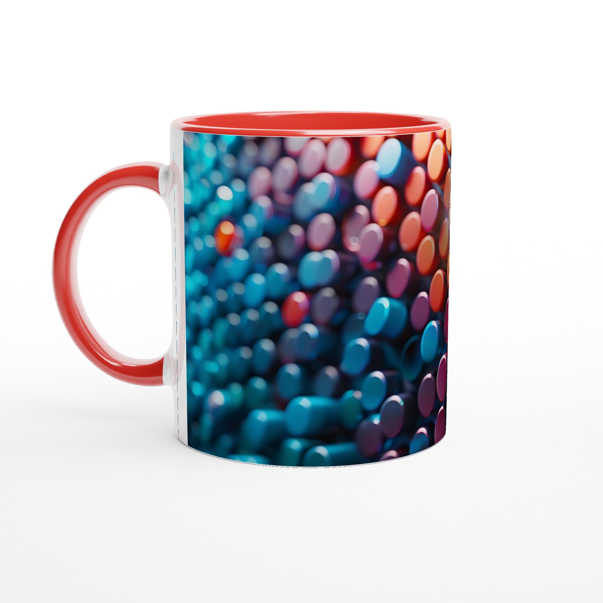 Abstrakt Pop Art Keramikmugg – 11 oz i Livfulla Färger för Din Dagliga Kaffestund 5 9489c8b5-b07f-4b32-b4d1-80132f8eae3f