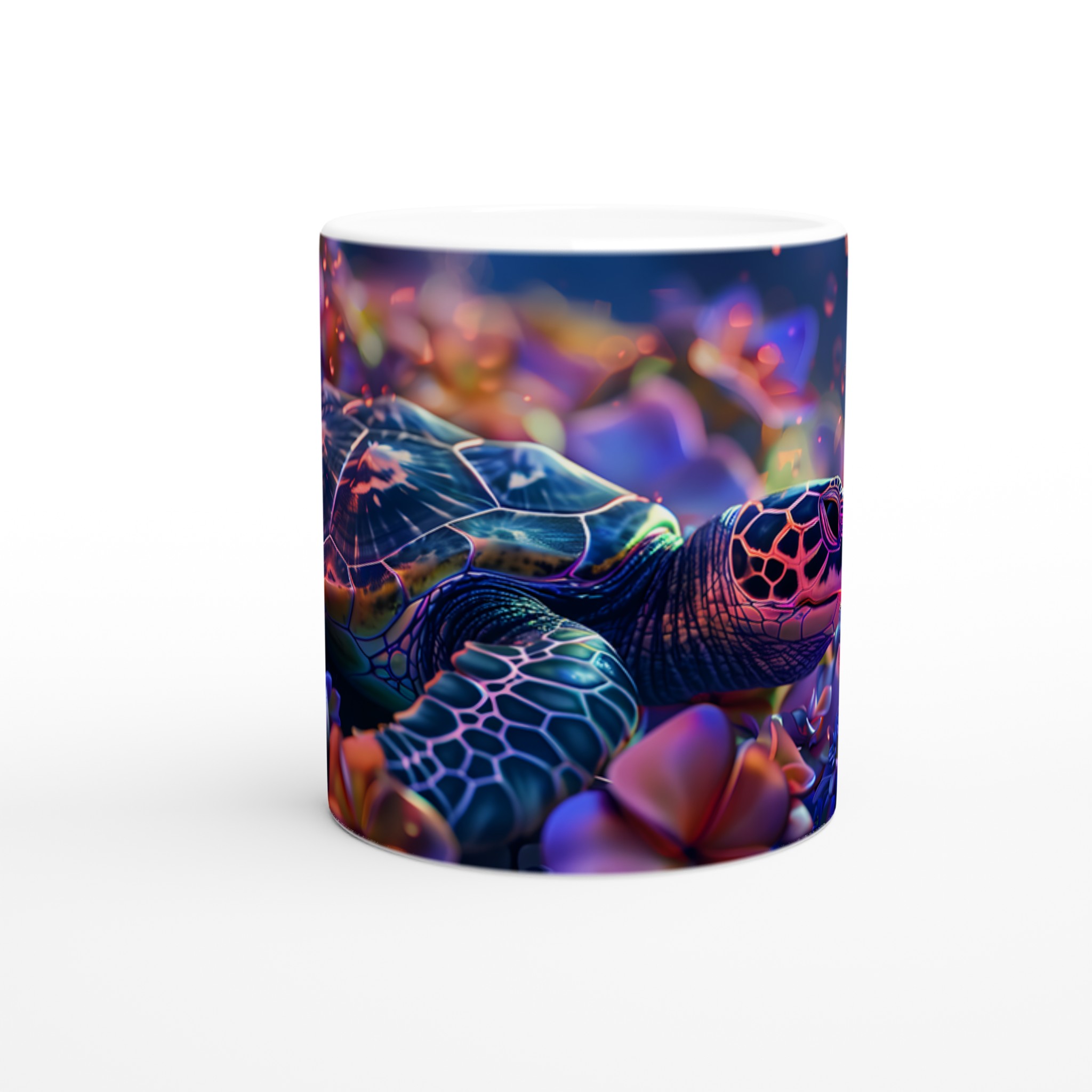 Neon Havssköldpadda 11oz Keramikmugg – Välj din färg för en magisk kaffestund! 8 9499a0d5-f10b-4536-ba68-f8cac07e8178
