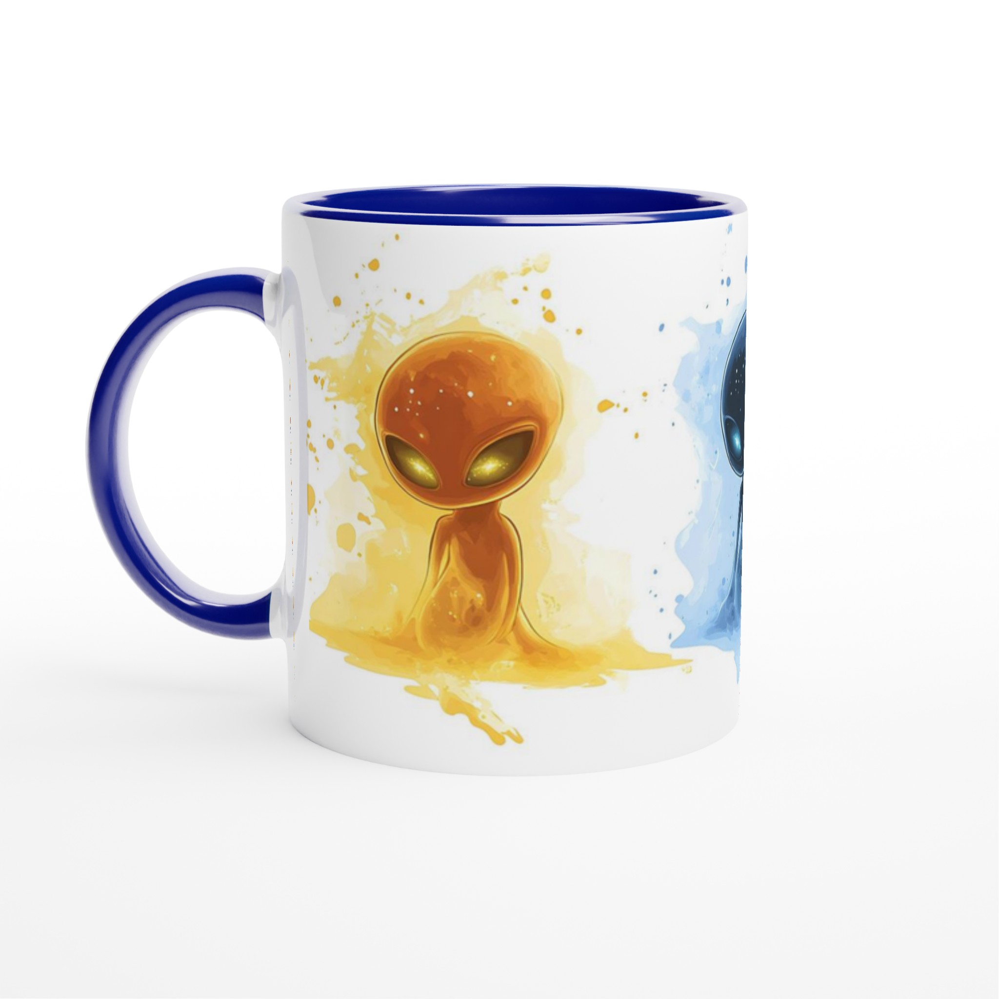 Kosmisk Kompis Mugg – En Färgsprakande Extraterrestial Vän för Din Kaffestund i Valfri Keramikfärg 2 94b0031e-7cc0-4956-92ca-c7e471d88190