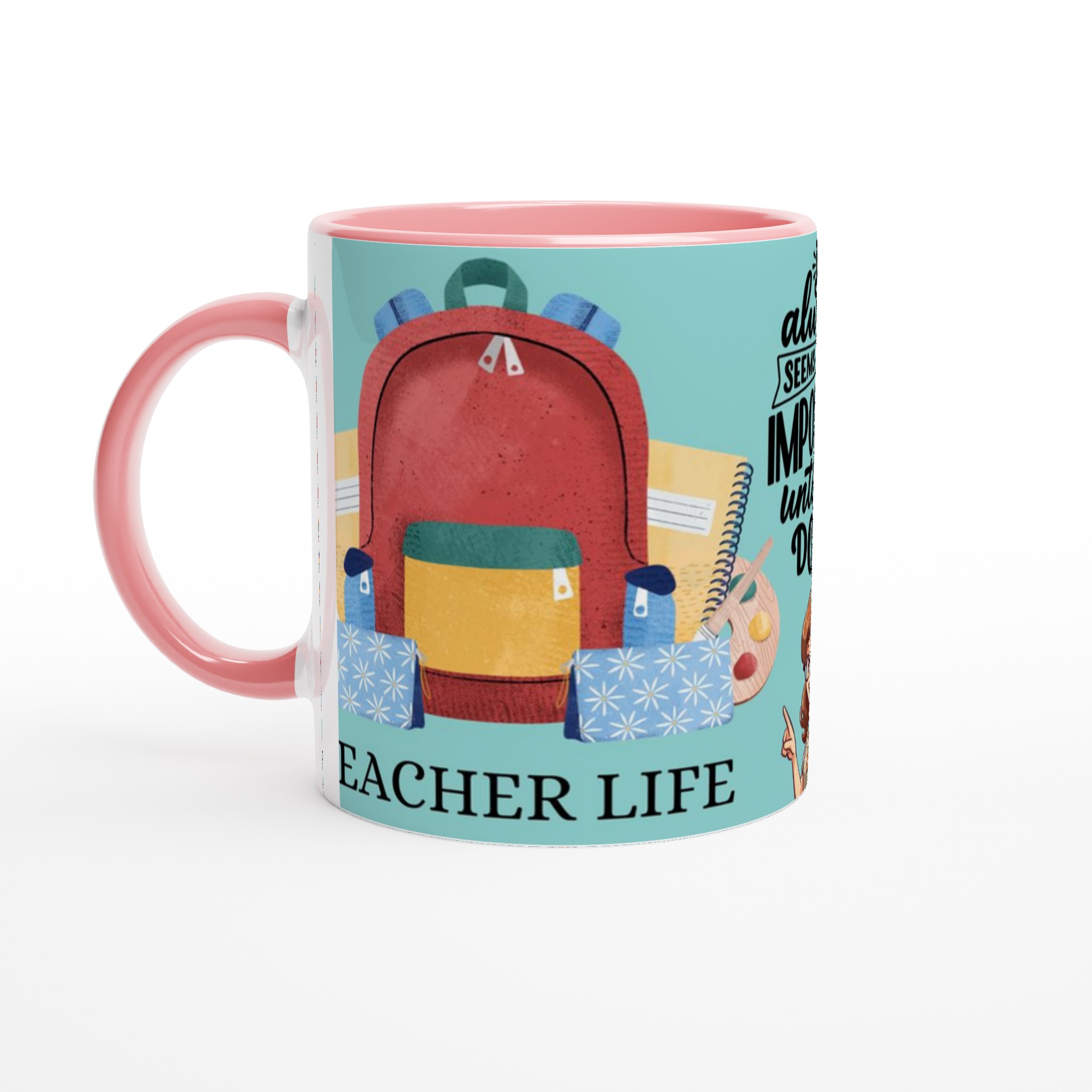 Inspirerande 'Teacher Life' Mugg – En hyllning till varje lärares vardag i 7 levande färger! 6 94ca96d5-3dd4-4861-a2c4-146cf1991b89