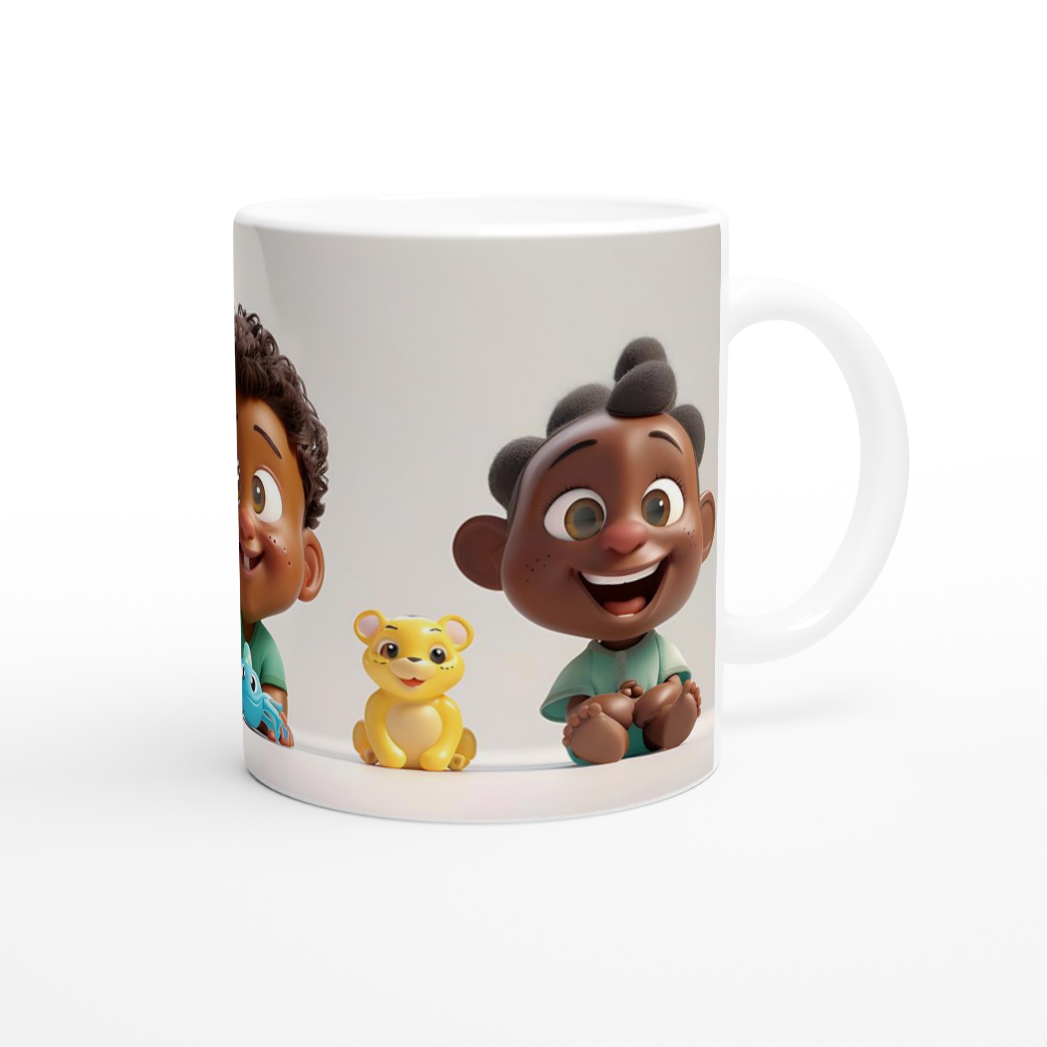 Söta Babyvänner 11oz Keramikmugg – En charmig design för din favoritdryck 9 950ba6da-edd7-4548-ba7b-a88d956a436f