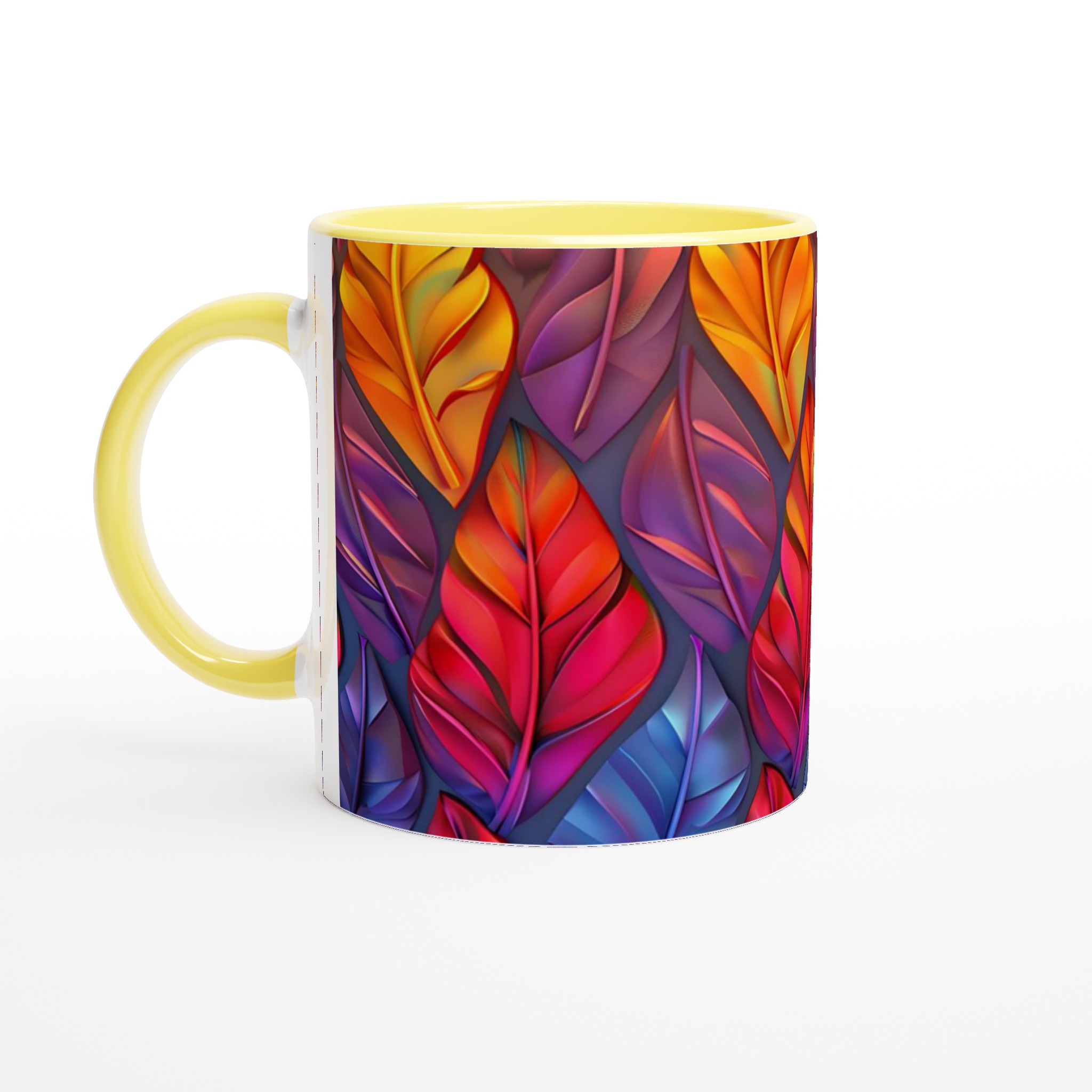 Konstnärlig Keramikmugg: Välj bland 7 Färgstarka Nyanser för ditt Kaffe eller Te (11oz) 3 9514454e-babe-45c0-8cb8-6678d000cf9c