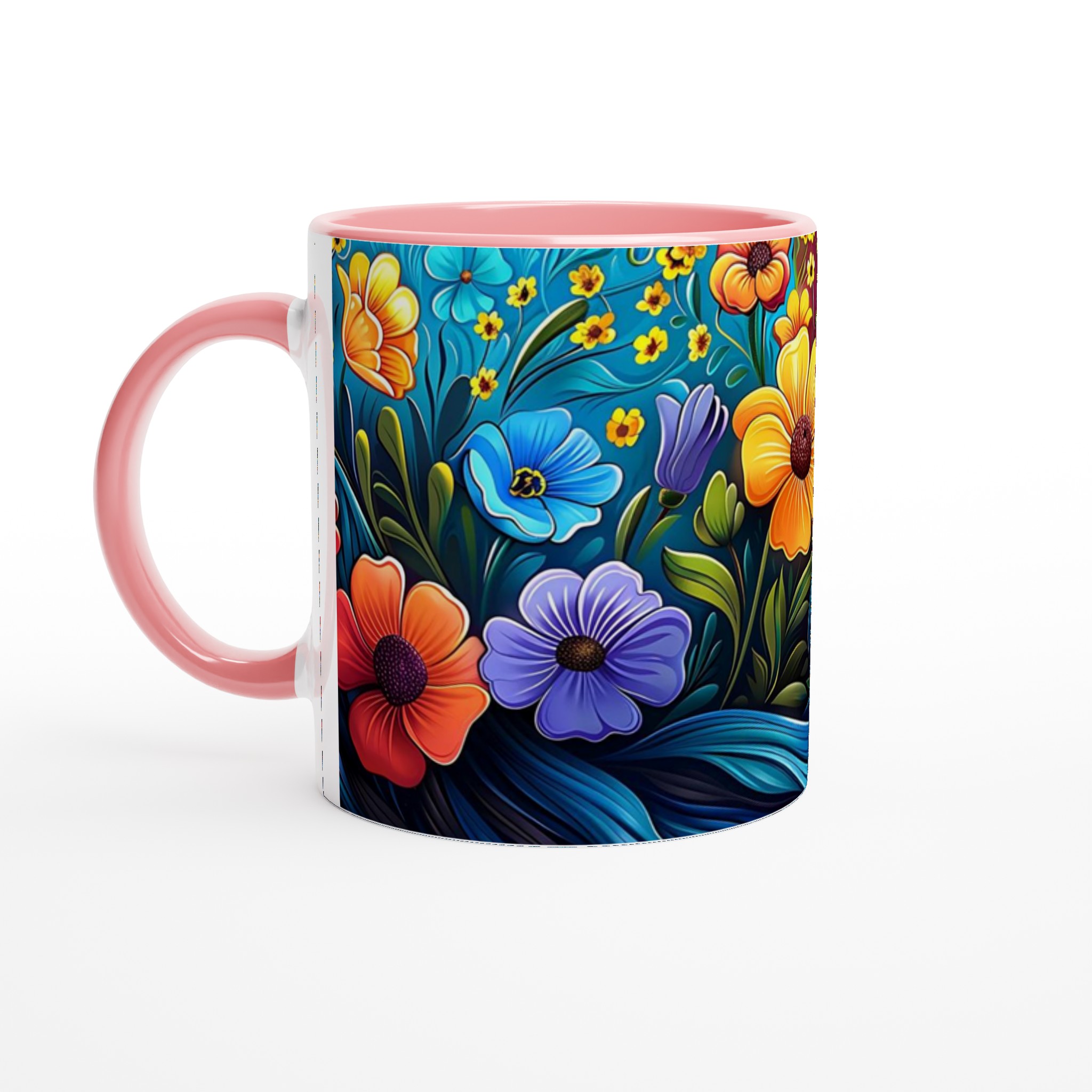 Blomstrande Keramisk Mugg 11oz – Välj bland 7 Livfulla Färger för Din Perfekta Kaffestund 6 95152449-be24-4702-b605-ae82d9e081a6