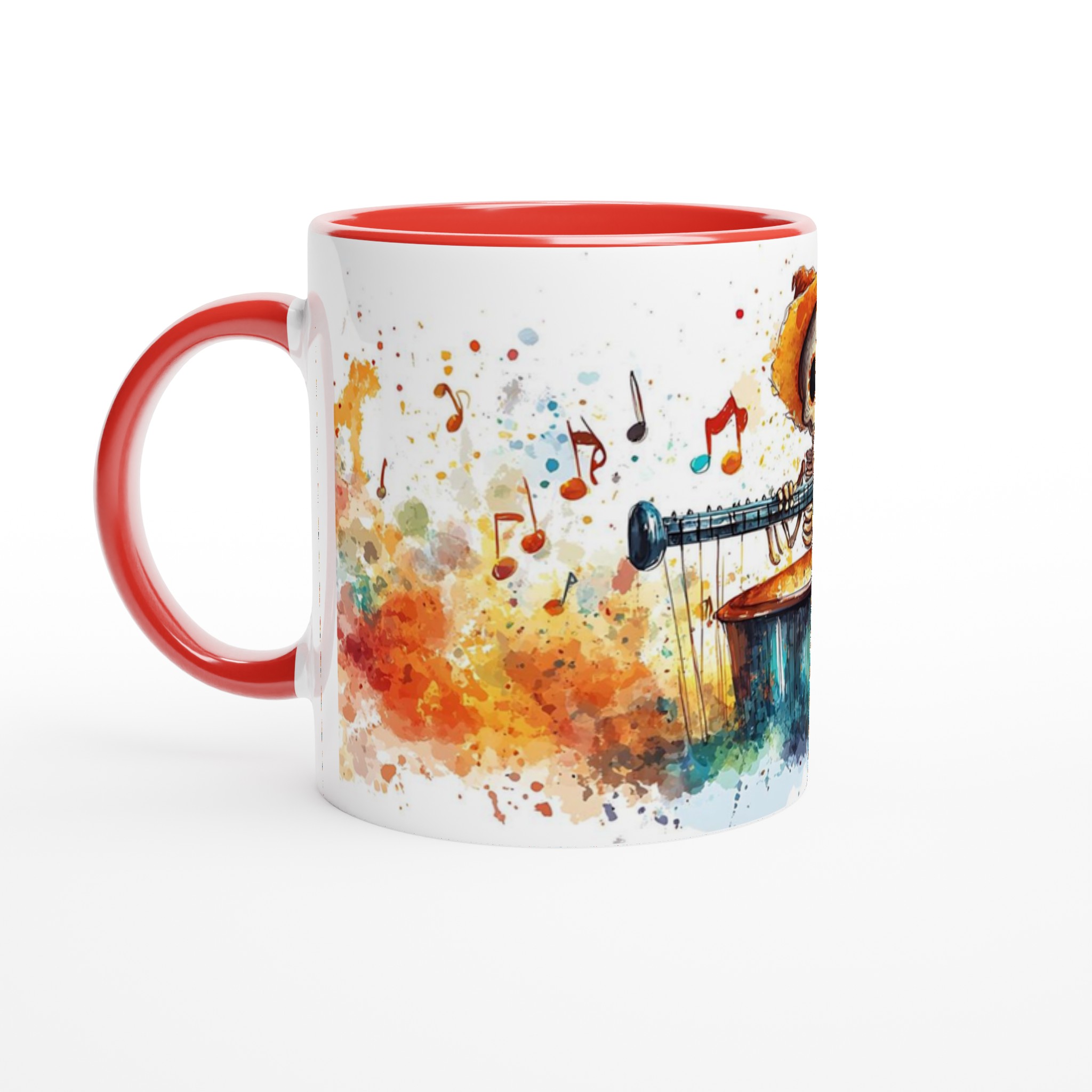 Fiesta Skelett & Akvarell Mugg - 11oz Keramik för Kaffe, Te & Glädje i Valfri Färg! 5 956a6f2e-f905-4c8f-b6a8-10e8dfc09502