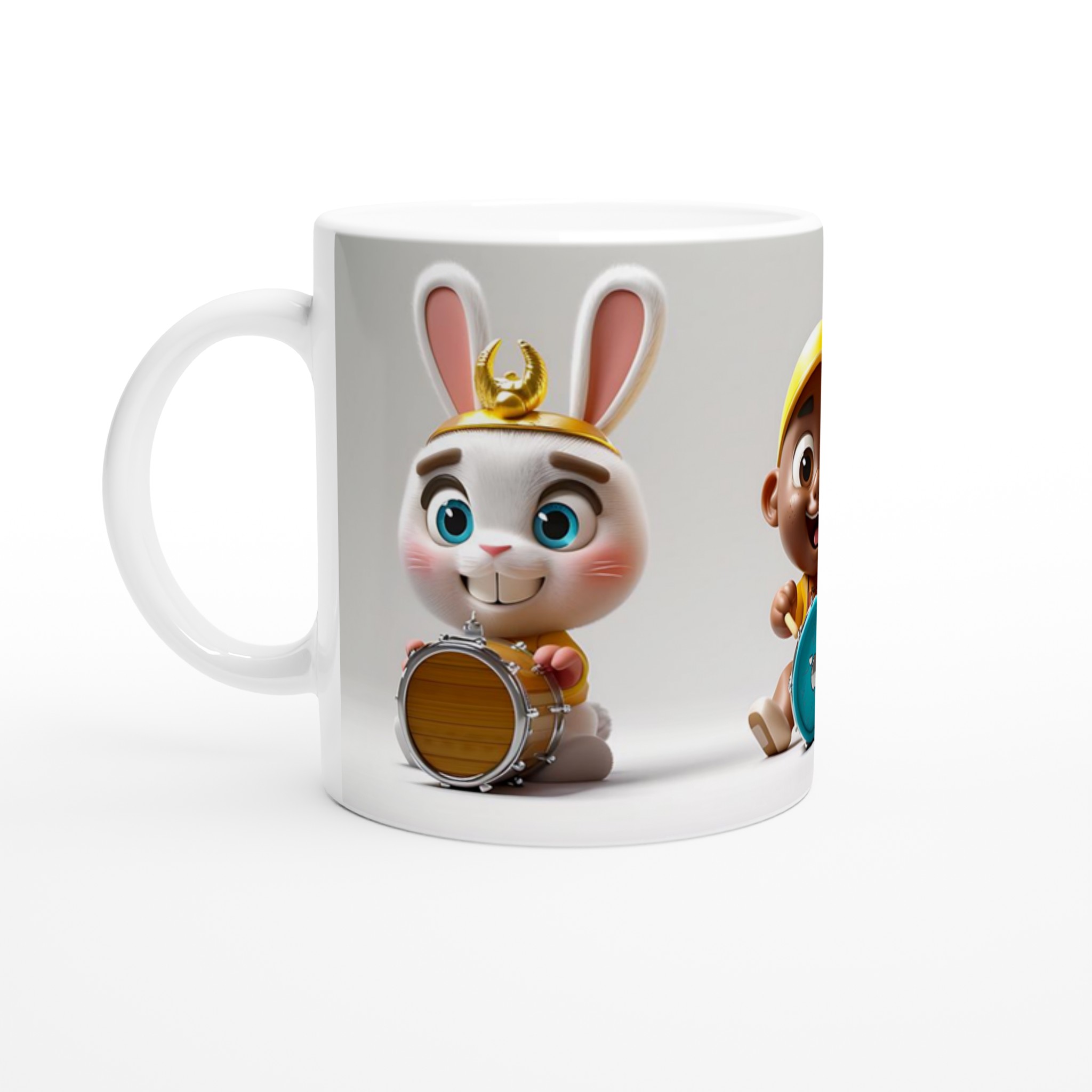 Söta Djur & Trummor Keramisk Mugg – Lekfull Design i Flera Färgval 1 95744548-5b97-4bc7-97df-178fb9d02dd3