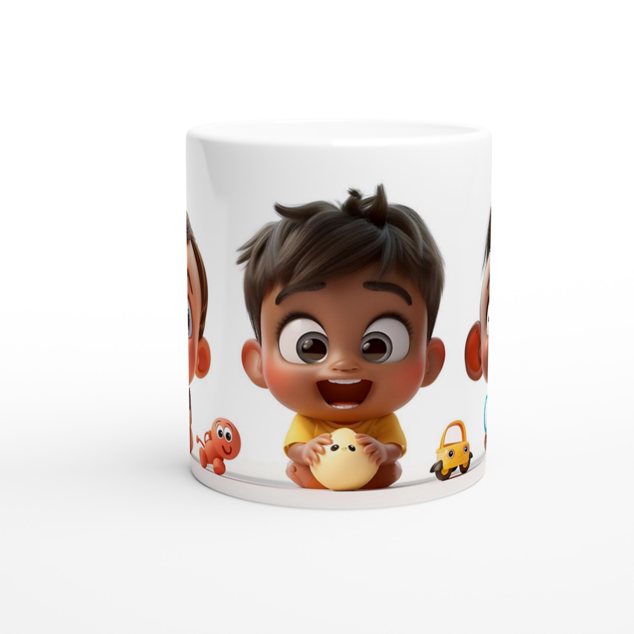 Söta Babyvänner 11oz Keramikmugg – Glada Karaktärer i Klara Färger för Kaffestunder 8 9574a1e9-e97d-4262-9451-a20504383f84