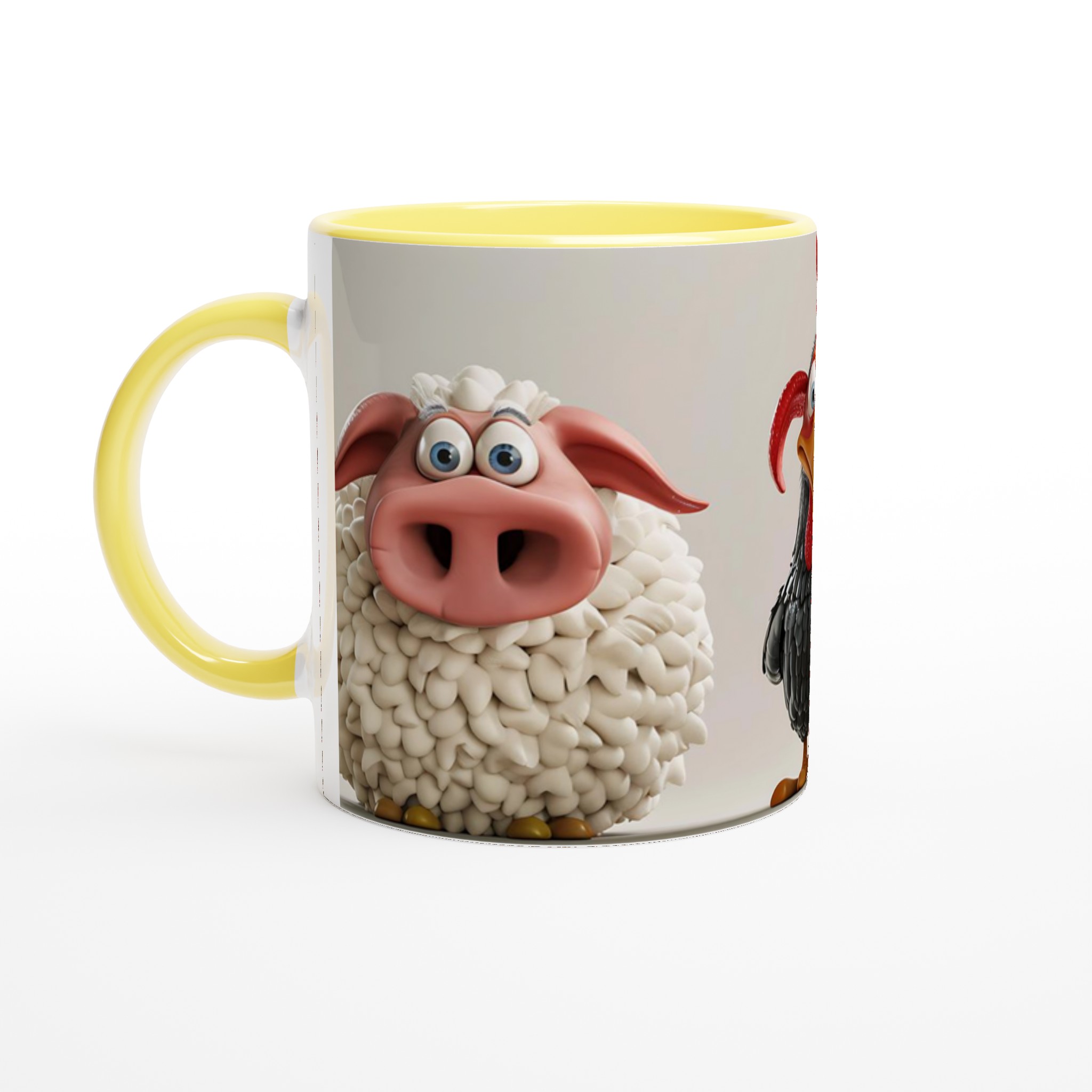 Charmiga Cartoon Djur Mugg - 11oz Premium Keramisk Mugg i Valfri Färg för Humoristiska Kaffestunder 3 957c2990-99c3-474c-8350-0cea7f0aac01