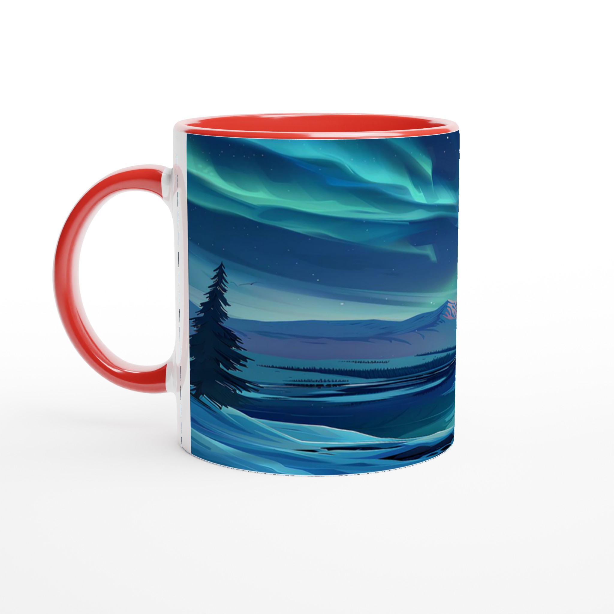 Nordic Aurora Keramikmugg – Magiska Norrsken på 11oz Kaffemugg 5 95f22f32-b9d0-4604-b987-b1a27a6d63c0