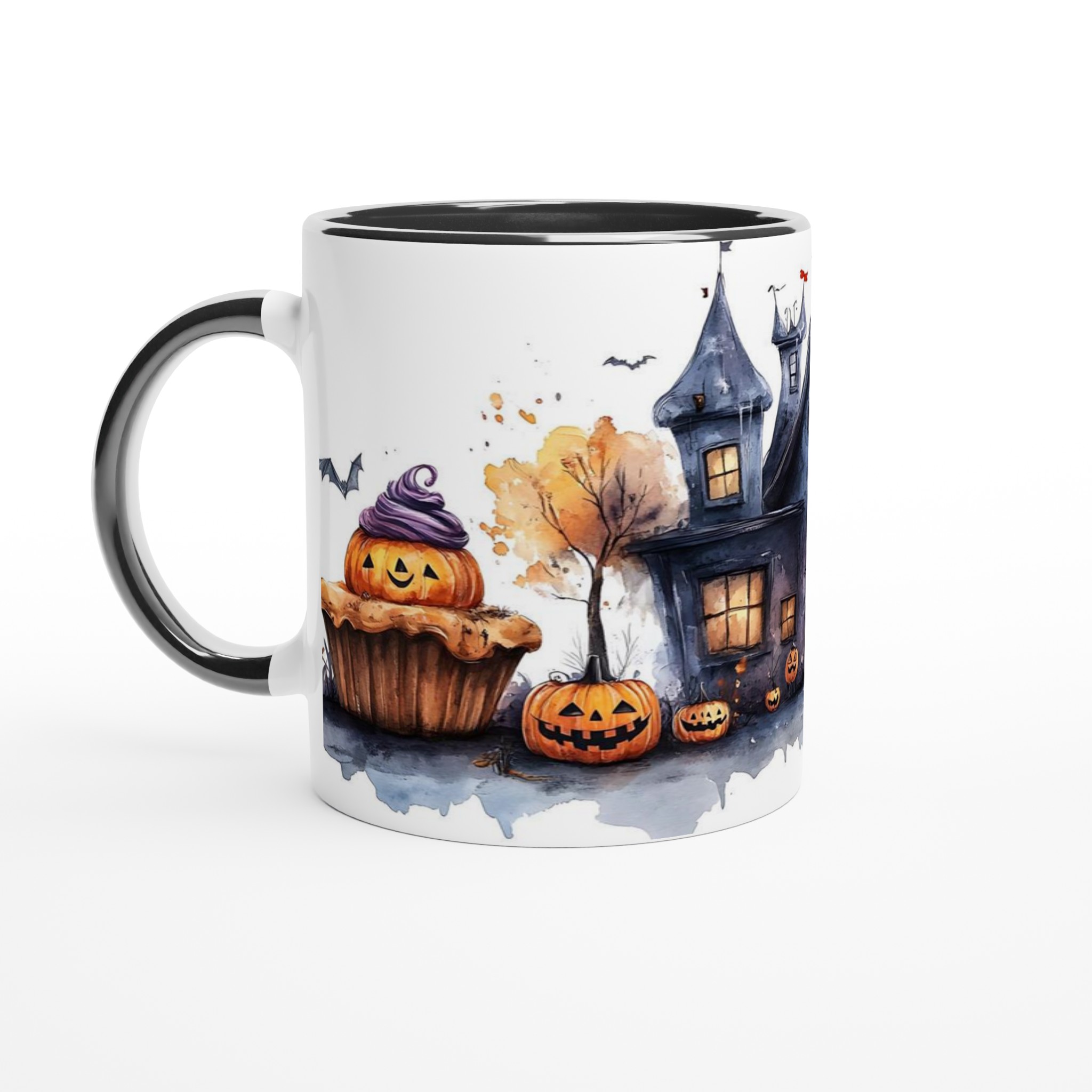 Spooky-Söt Halloween Hus Kaffemugg – Förtrollande Keramik för Höstens Fester, i flertalet färger 4 966d30eb-e8ae-40fd-b4a5-f4a31114e0a1