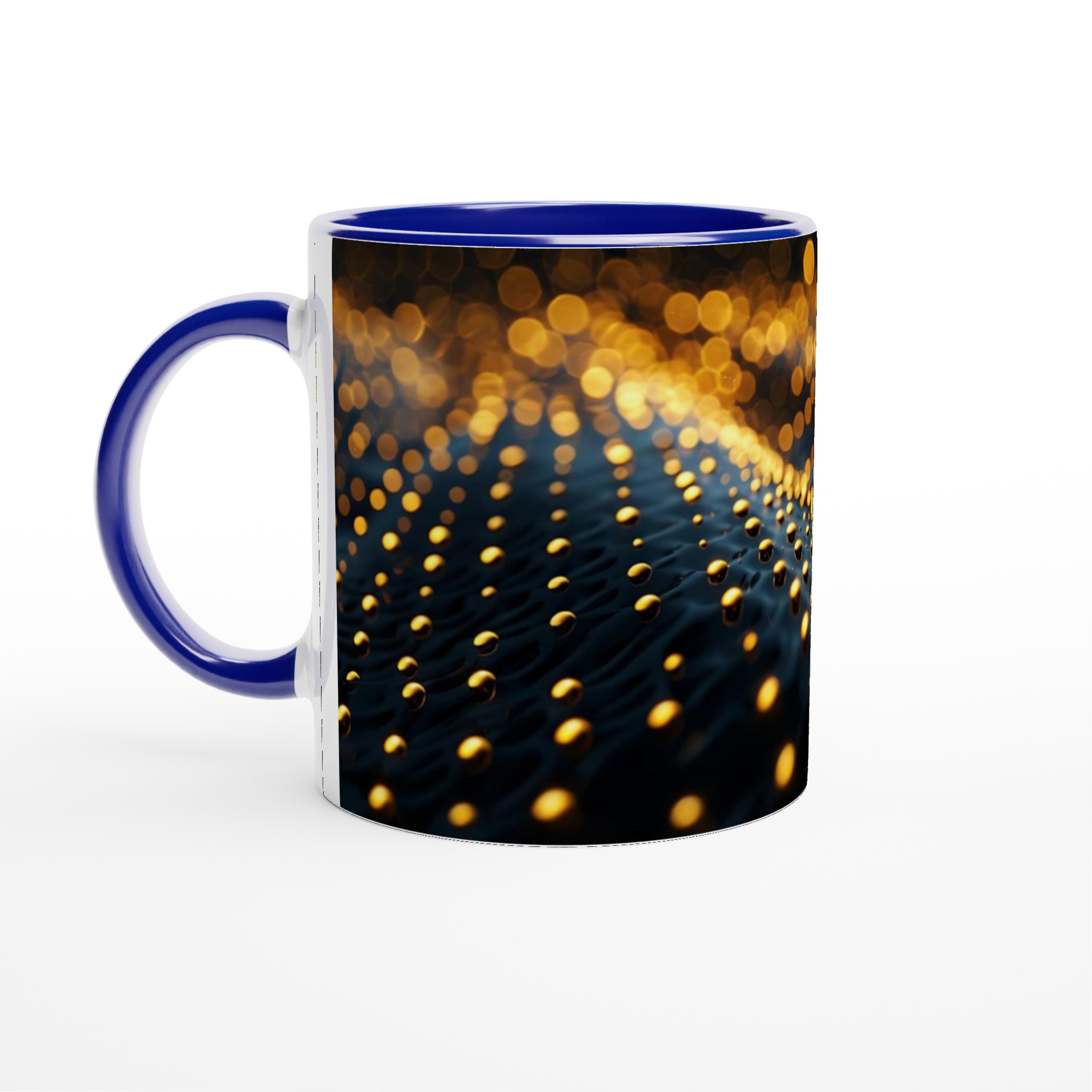 Abstrakt Gyllene Skimmer 11oz Keramisk Mugg – Ge Din Kaffestund en Lyxig Touch i Valfri Färg 2 967639f7-977d-4fc5-af02-7160bc2b7919