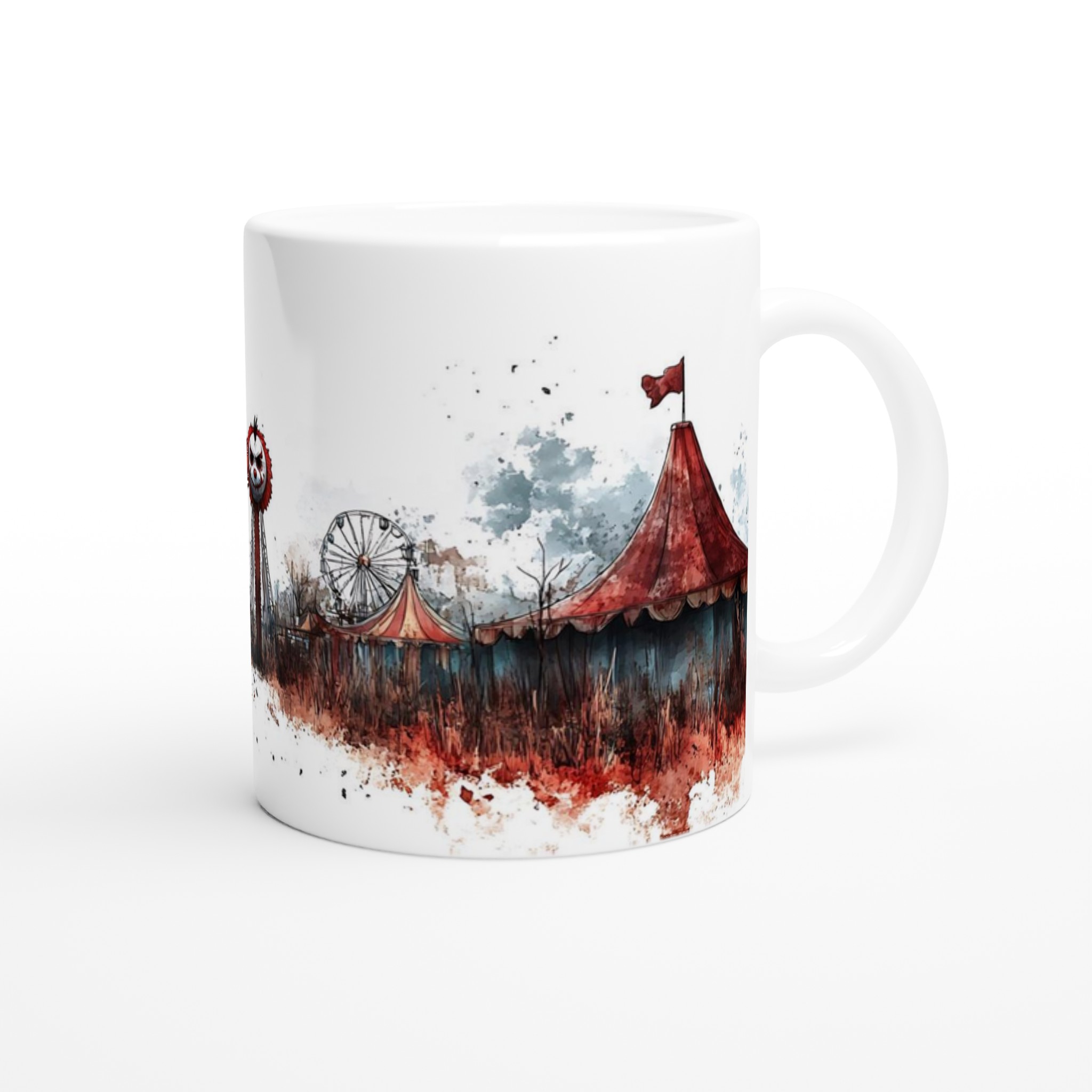 Horrorcirkus Mugg – Unik 11oz Keramikmugg i ditt val av 7 kusliga färger 9 9686d87d-f777-45db-9d81-24094d5af350