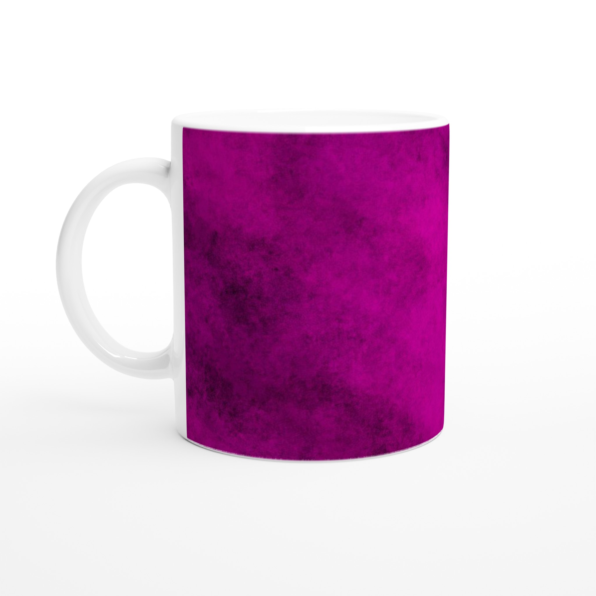 Vit 11oz keramisk mugg med djärv lila touch – välj din favoritfärg för personlig stil 1 96980302-7cf6-41b2-8dd7-b80f4ead353d