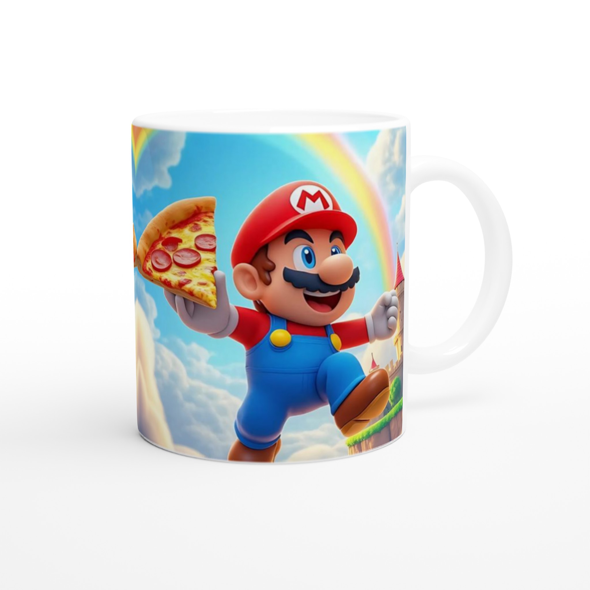 Vit 11oz keramisk mugg med lekfull design i sju färgstarka nyanser 9 9710b52f-d3ef-4a3c-8ad4-9d167872cf38