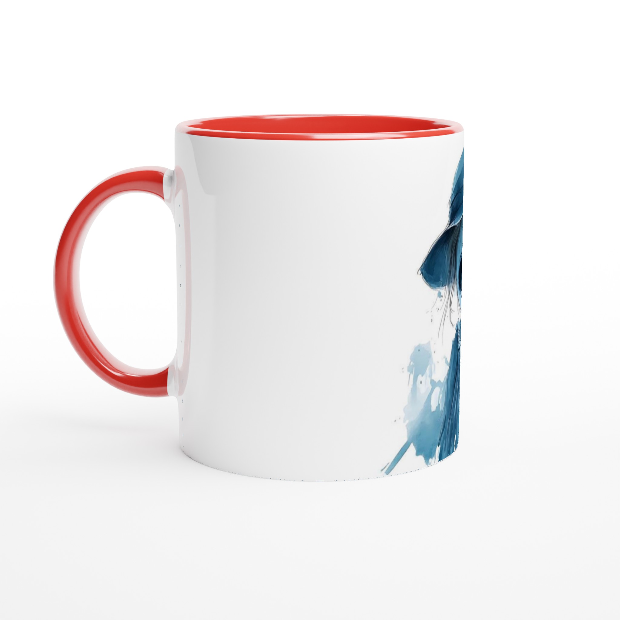 Mystisk Docka Akvarell Mugg - Unik & Fängslande Keramisk Kaffemugg i Ditt Val av Färg 5 971ac95e-10dc-4263-b640-144dea960e03