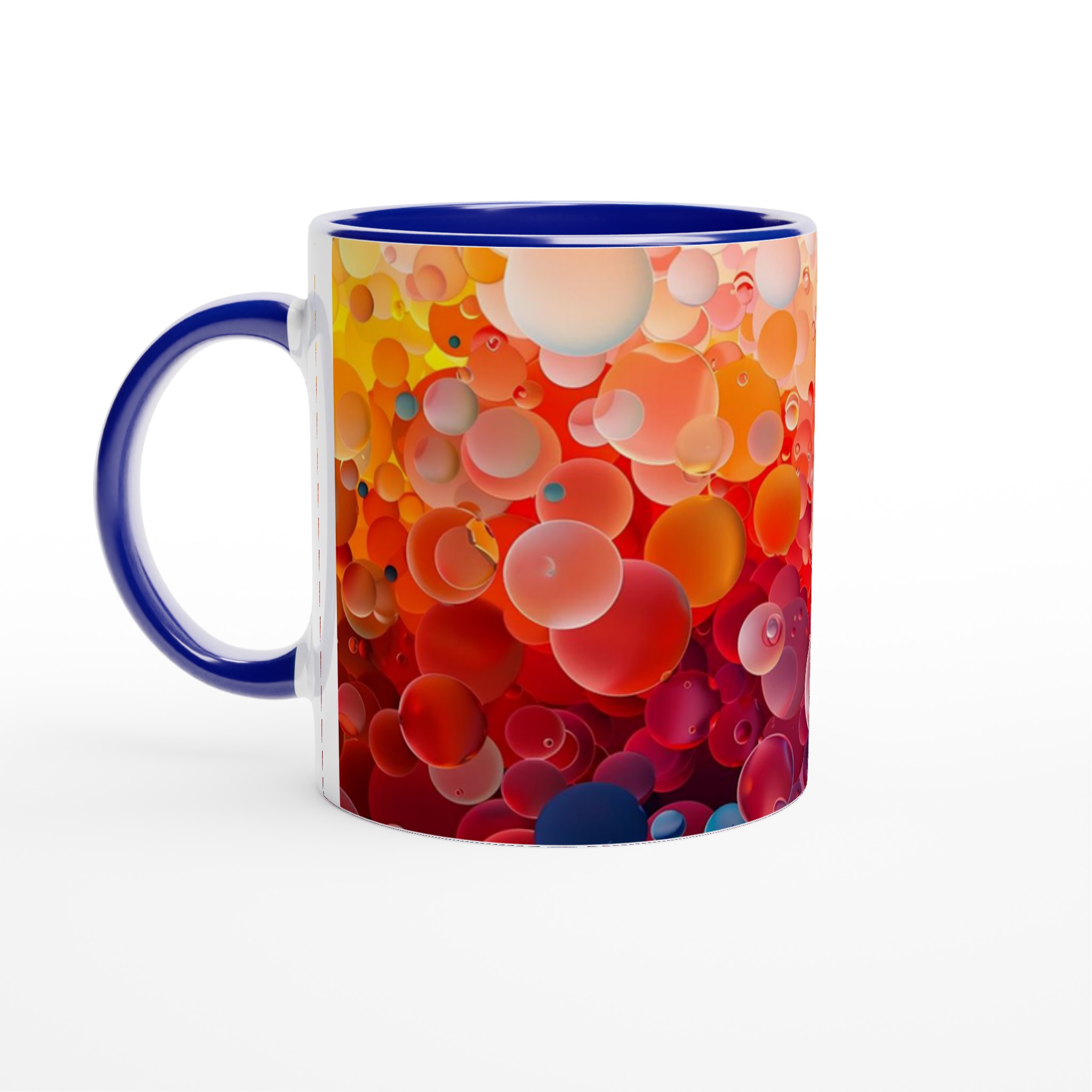 Abstrakt Bubbel Keramikmugg - 11oz, Välj Bland 7 Färgstarka Nyanser för Din Perfekta Kaffestund 2 97333aea-a26e-4398-b90f-d779e8bf1bc9