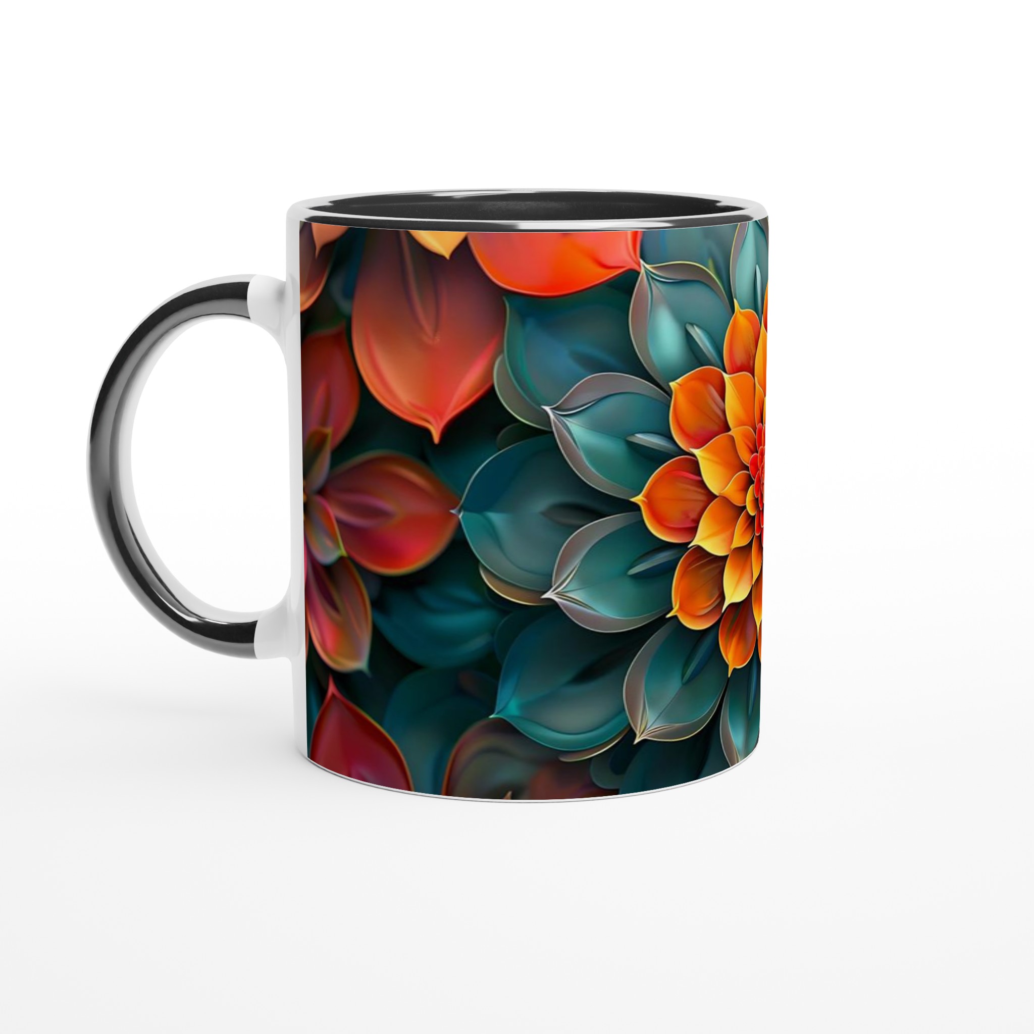 Abstrakt Mandala Blommig 11oz Keramikmugg – Välj din färg 4 973df904-2c43-4e28-a565-0df2c9a5cca9