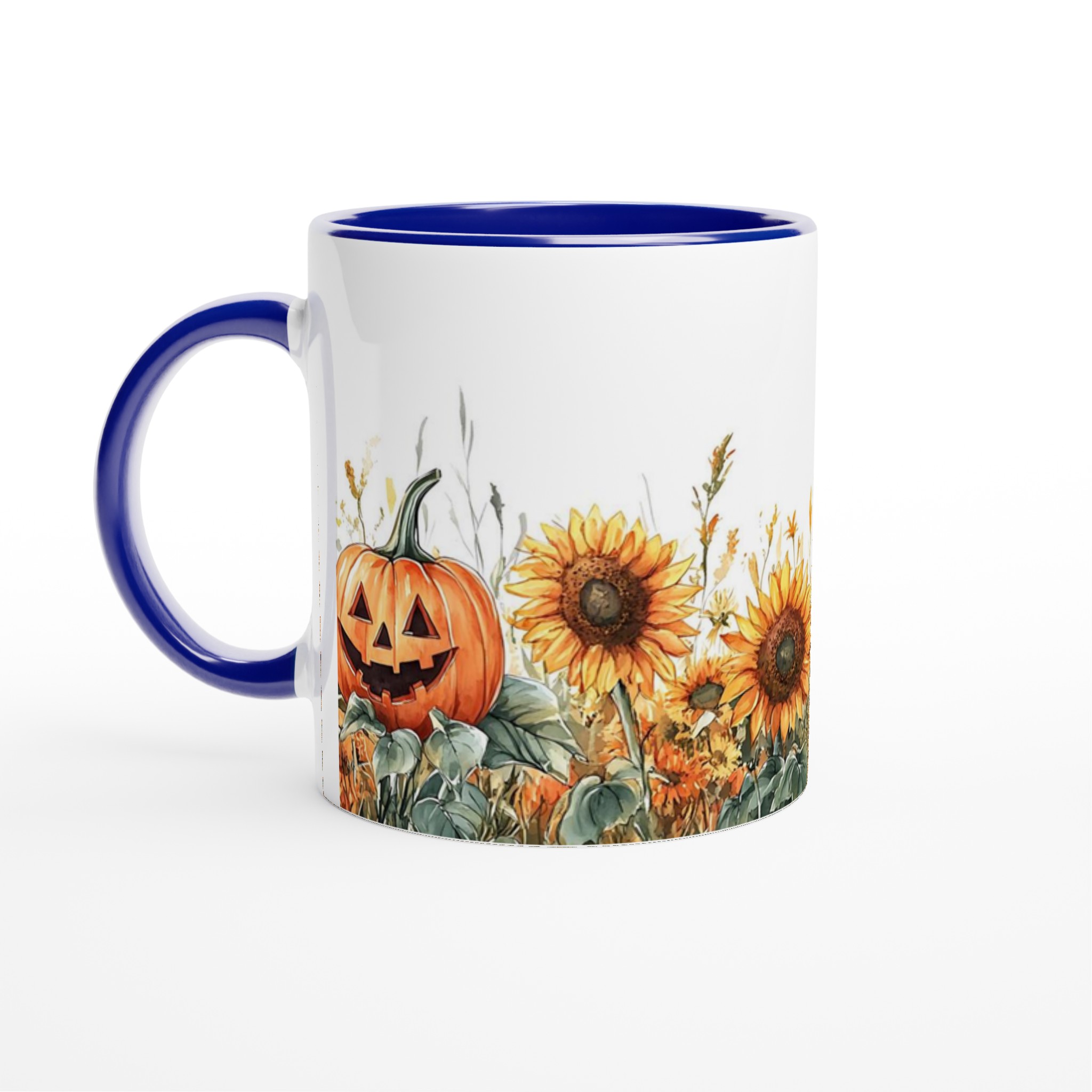 Magisk Halloween Mugg: Pumpor & Solrosor i Akvarell – Välj bland 7 Färgstarka Keramikmuggar! 2 97505595-7b65-483e-8a7d-3f169c94aa6b