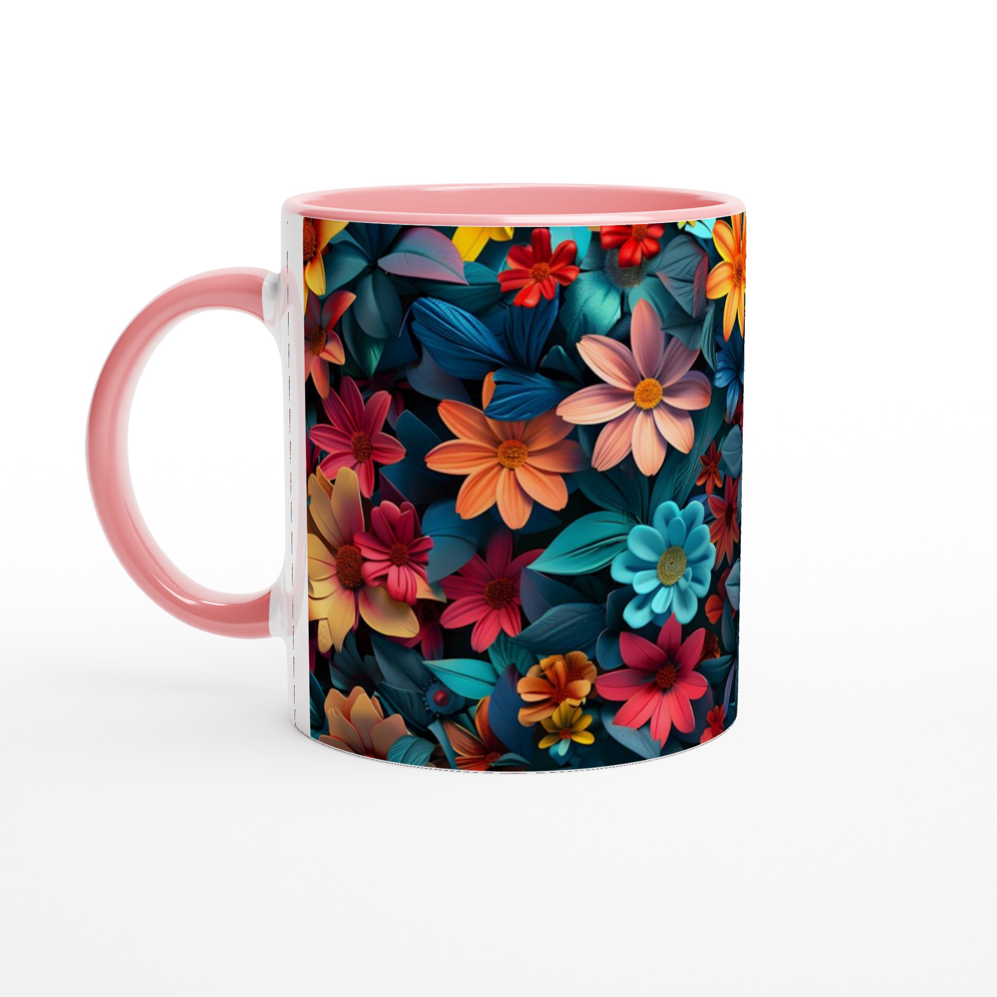 Färgexplosion: 11oz Keramikmugg – Din Personliga Blombukett i Valfri Kulör 6 978e9684-c27d-4933-a058-93b32b9beb31