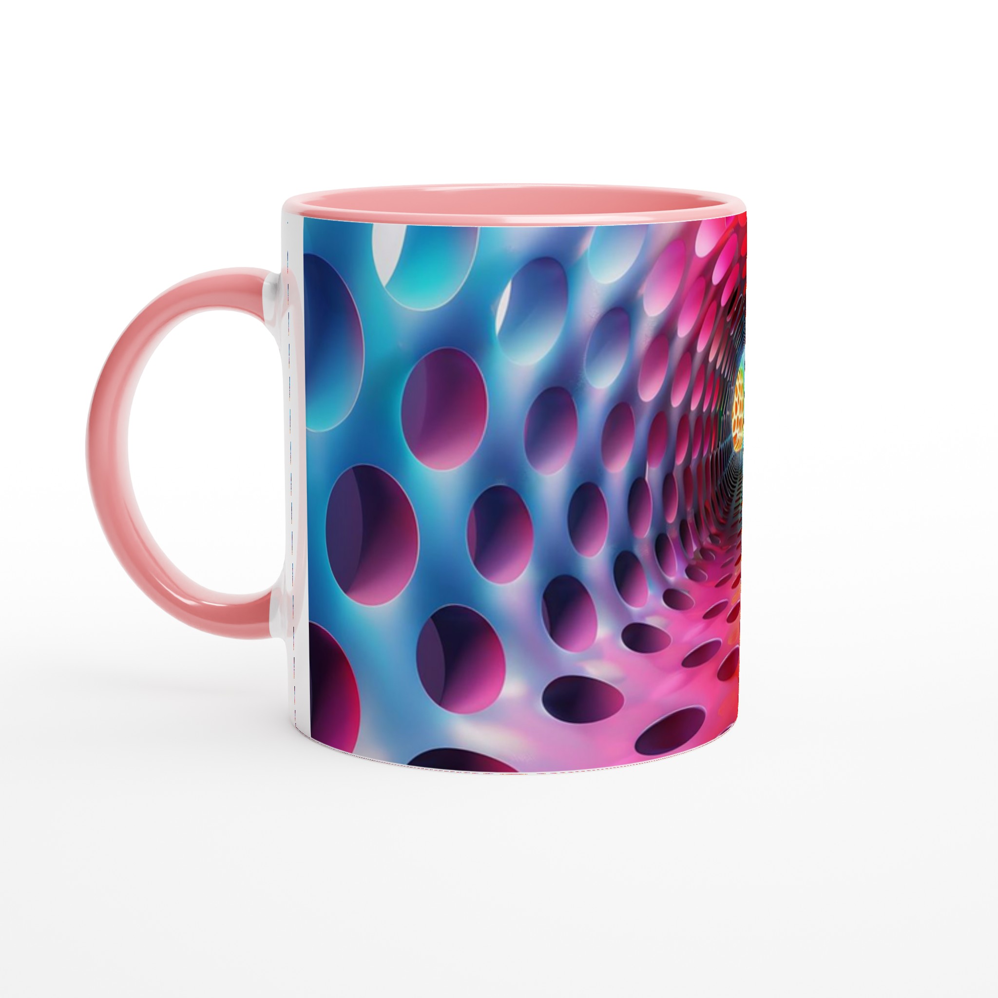 Abstrakt Regnbågs-Mugg – 11oz Keramikmugg för Levande Konst & Färgstarka Tryck i Flera Kulörer 6 9795c65c-92f8-4d5c-9a00-e7ee55561642