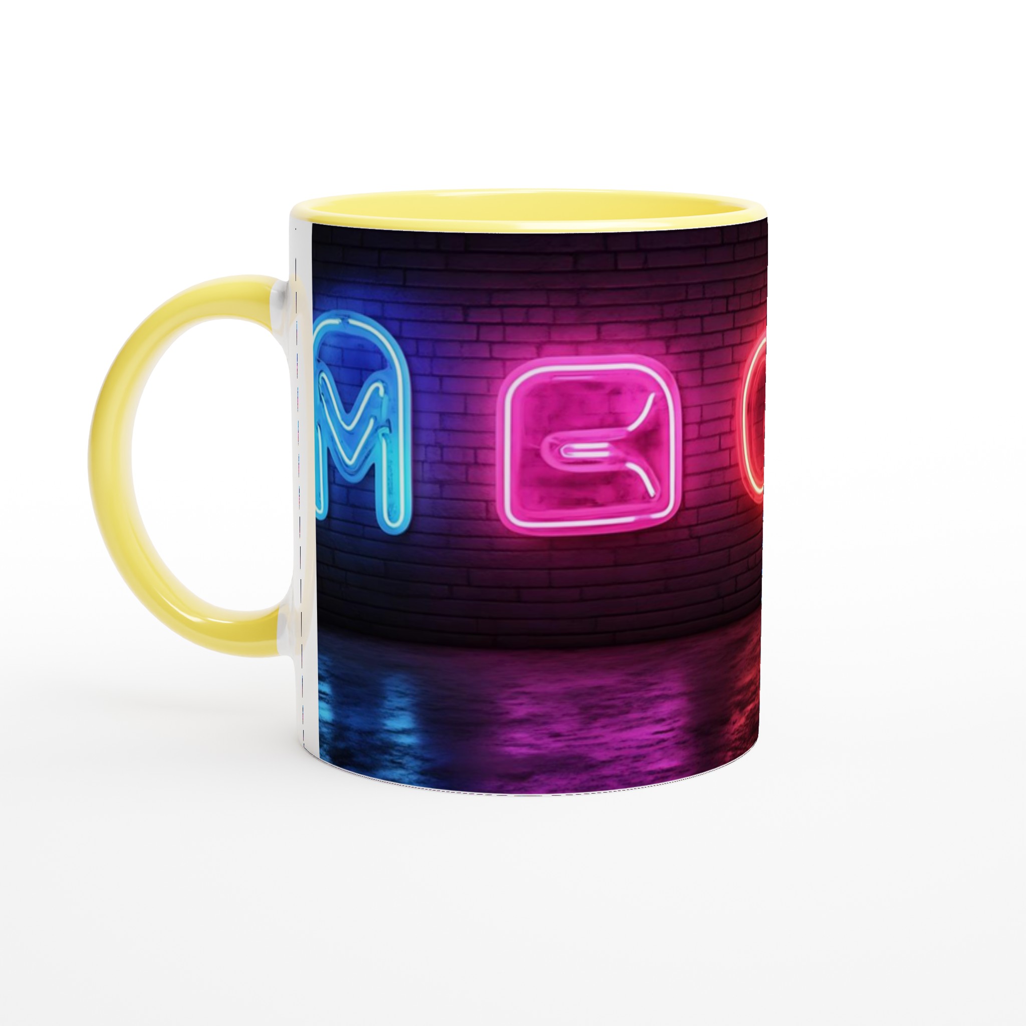 Neon Glow 11oz Keramisk Mugg – Lys upp din dag med livfulla färger 3 97cc20d5-9ced-4f98-976b-f2f70f16f87d