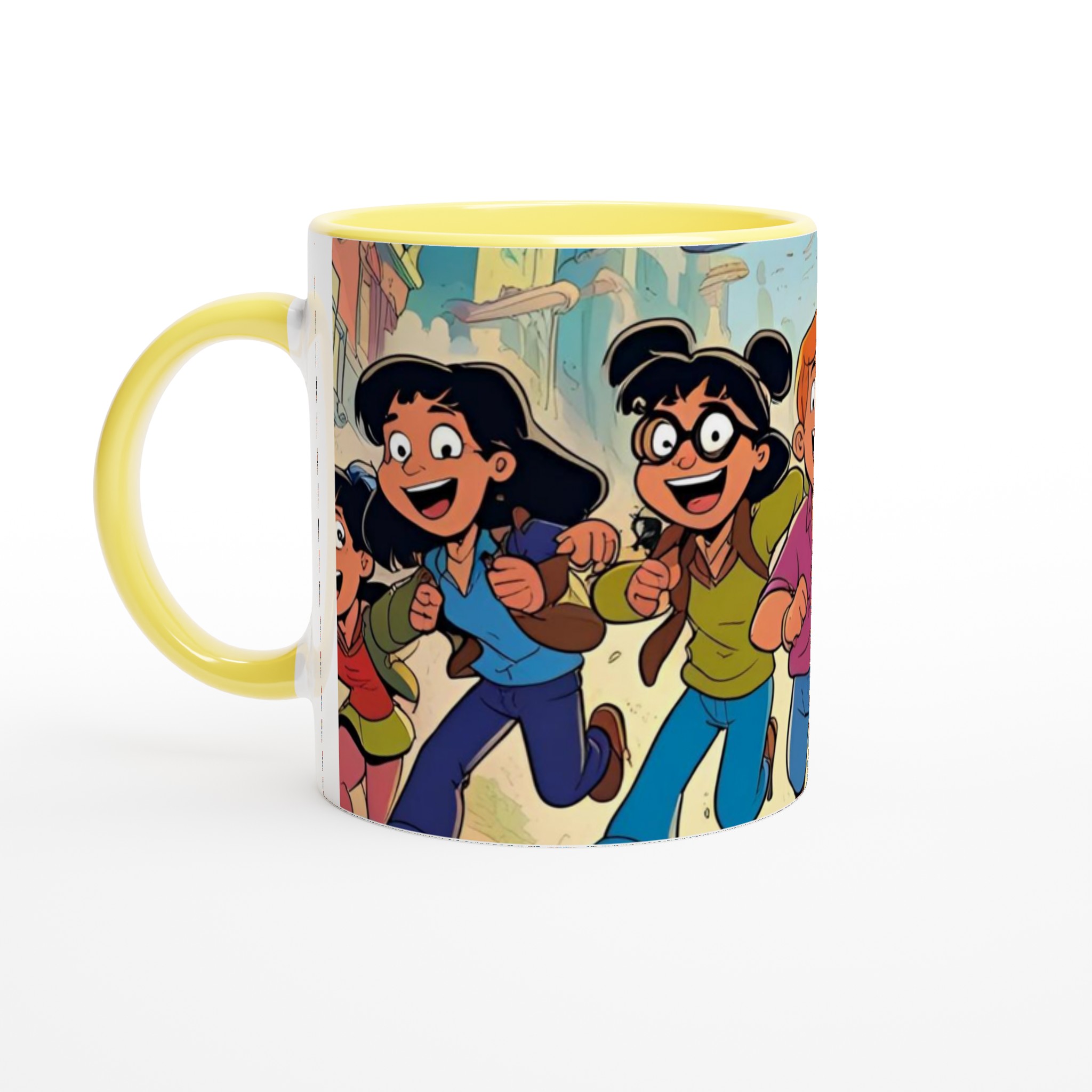 Vit 11oz keramisk mugg med livfull illustrerad design – välj din keramiska favoritfärg 3 983ea025-4747-41c6-b24a-1634c15cfd80