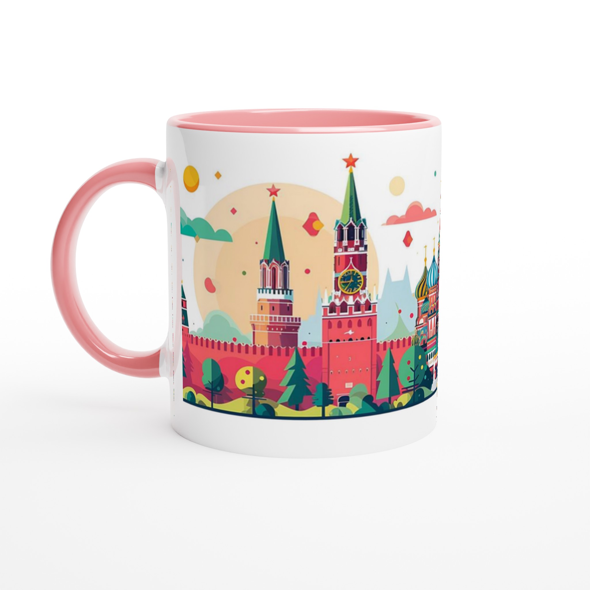 Färgglad Stadsbild Mugg – Levande Keramikmugg i ditt val av sju nyanser 6 9889301e-c871-4a5e-b1f5-b27e6768ede6