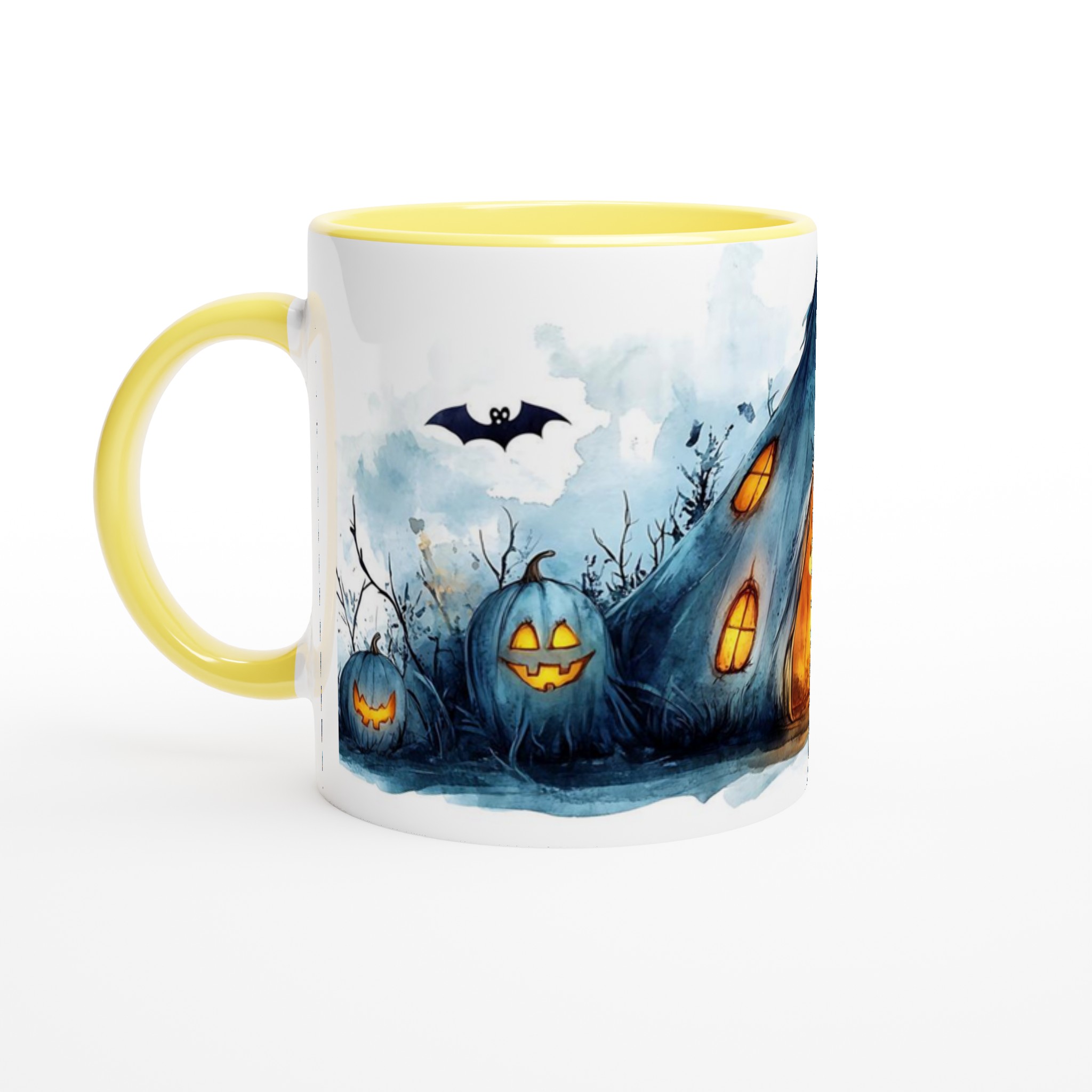 Spooky Halloween Camp Watercolor Mugg - 11oz Keramisk Mugg för Mysiga Höstkvällar 3 98c8c8a6-c5f8-46e6-82b5-b37e3092284f