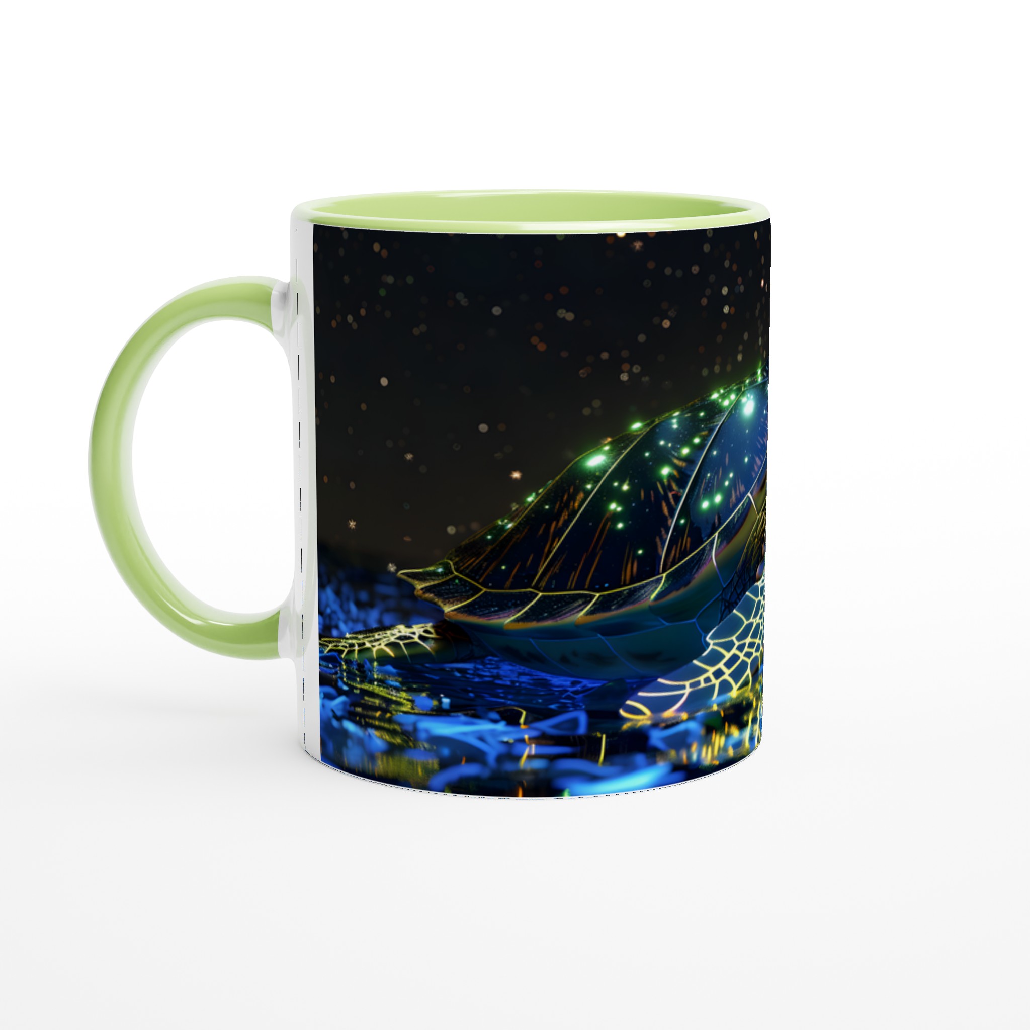 Kosmisk havssköldpadda 11oz keramikmugg – Drömsk konst för din kaffe eller te 7 9911ed4e-24d1-4790-94a5-3918c1050ab0