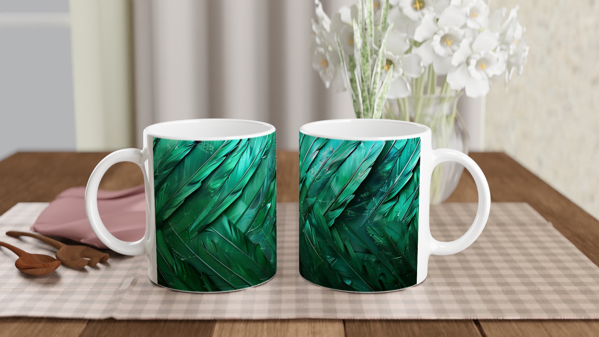 Vit 11oz keramisk mugg med levande färger i sju stilsäkra nyanser 10 99616bdb-a920-4755-b1cd-8a5b891f1c93