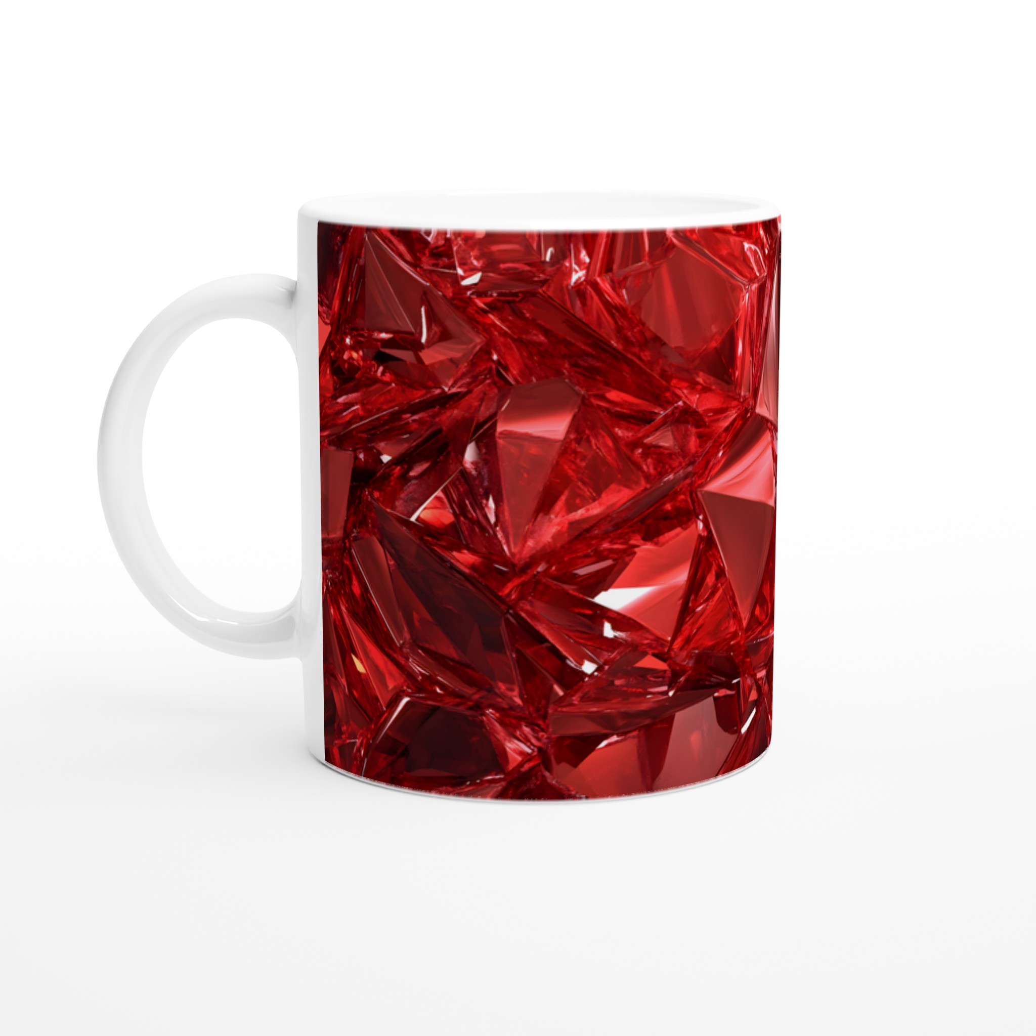 Rubinröd Kristallmugg – 11 oz Keramisk Mugg för Glittrande Drycker i Sju Färger 1 99ab5db4-da95-42f1-bdb2-cffc63ced04b
