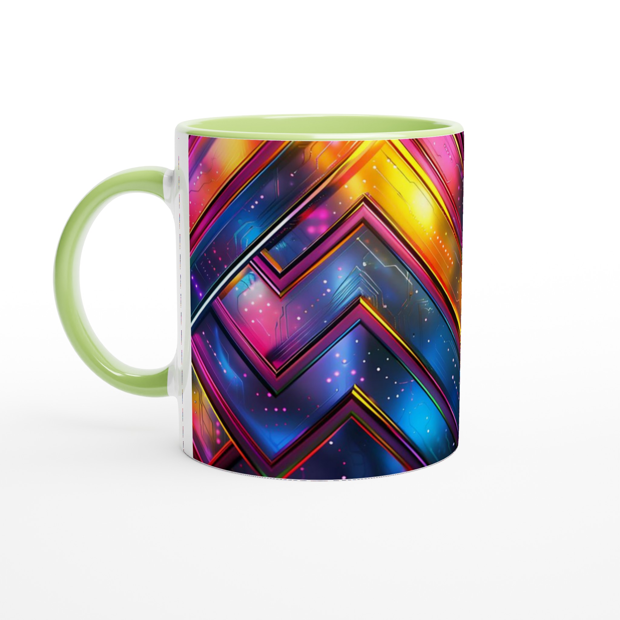 Neon Digital Circuit Keramikmugg – Färgglad Zigzag Design & Högteknologisk Vibe i Valfri Färg 7 99bcadd5-a80e-4b6c-9472-eb3e5bb4f76a